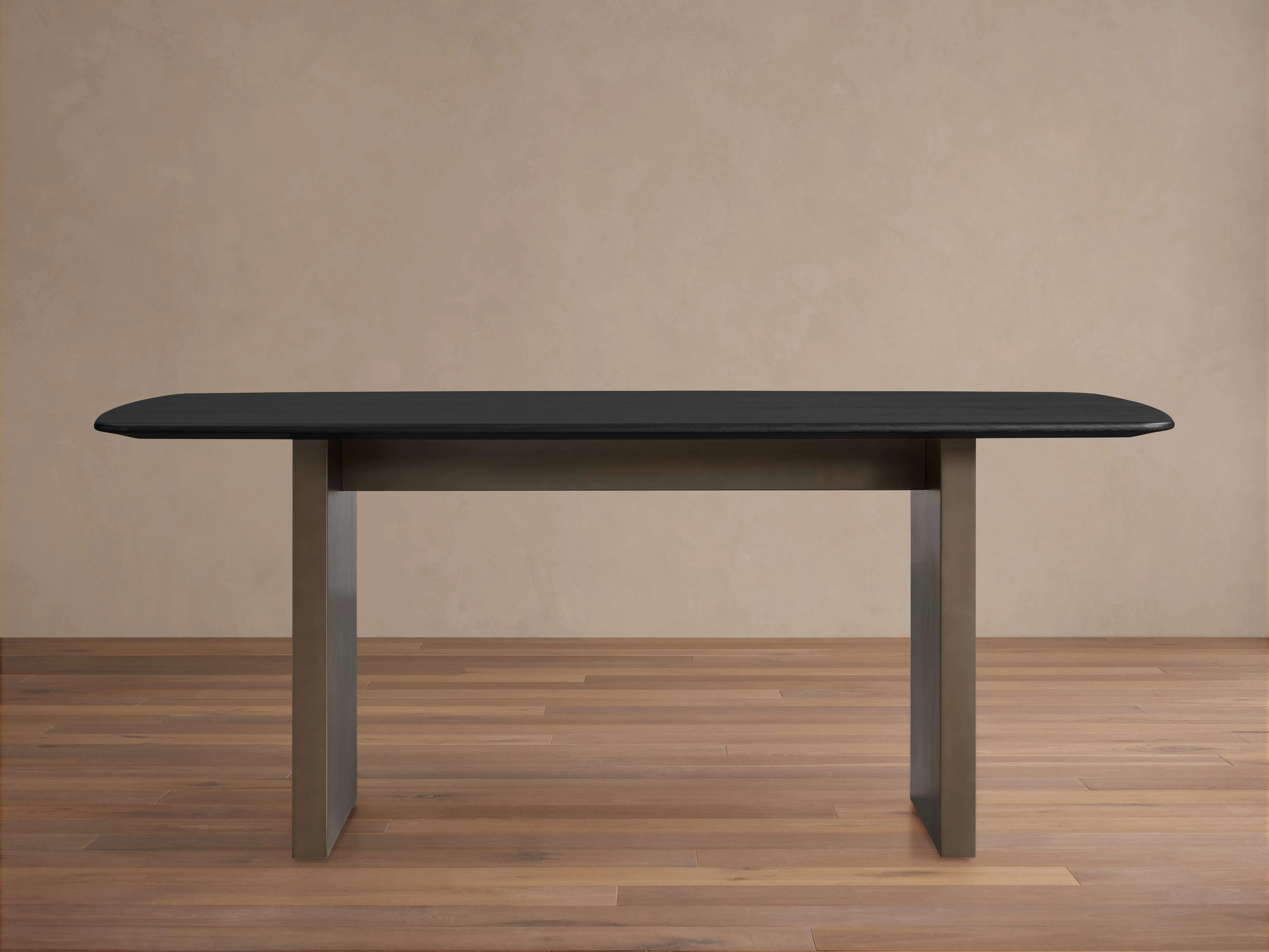 Saint Germain Wood Dining Table with Clement Base
