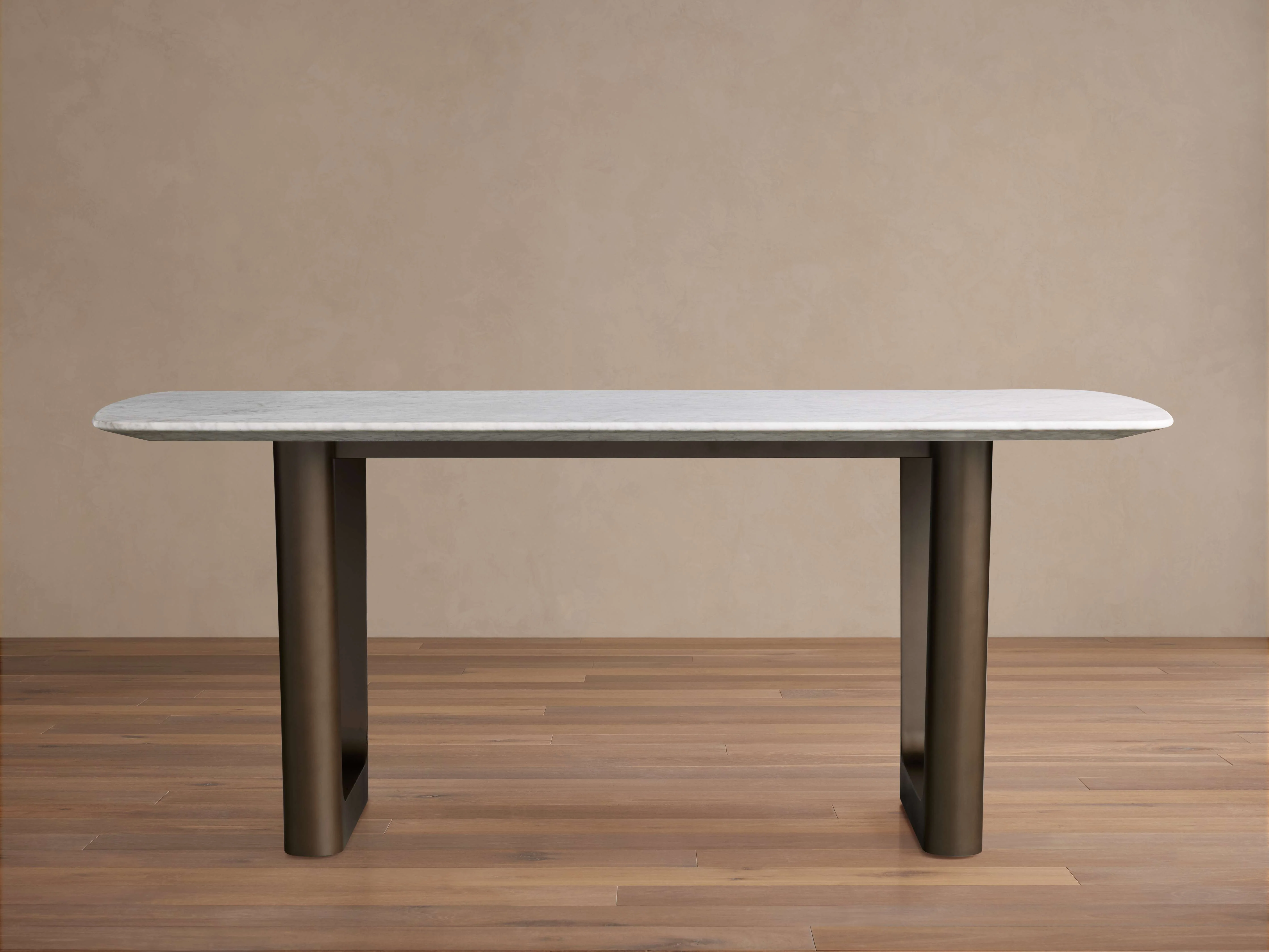 Saint Germain Stone Dining Table with Rennes Base