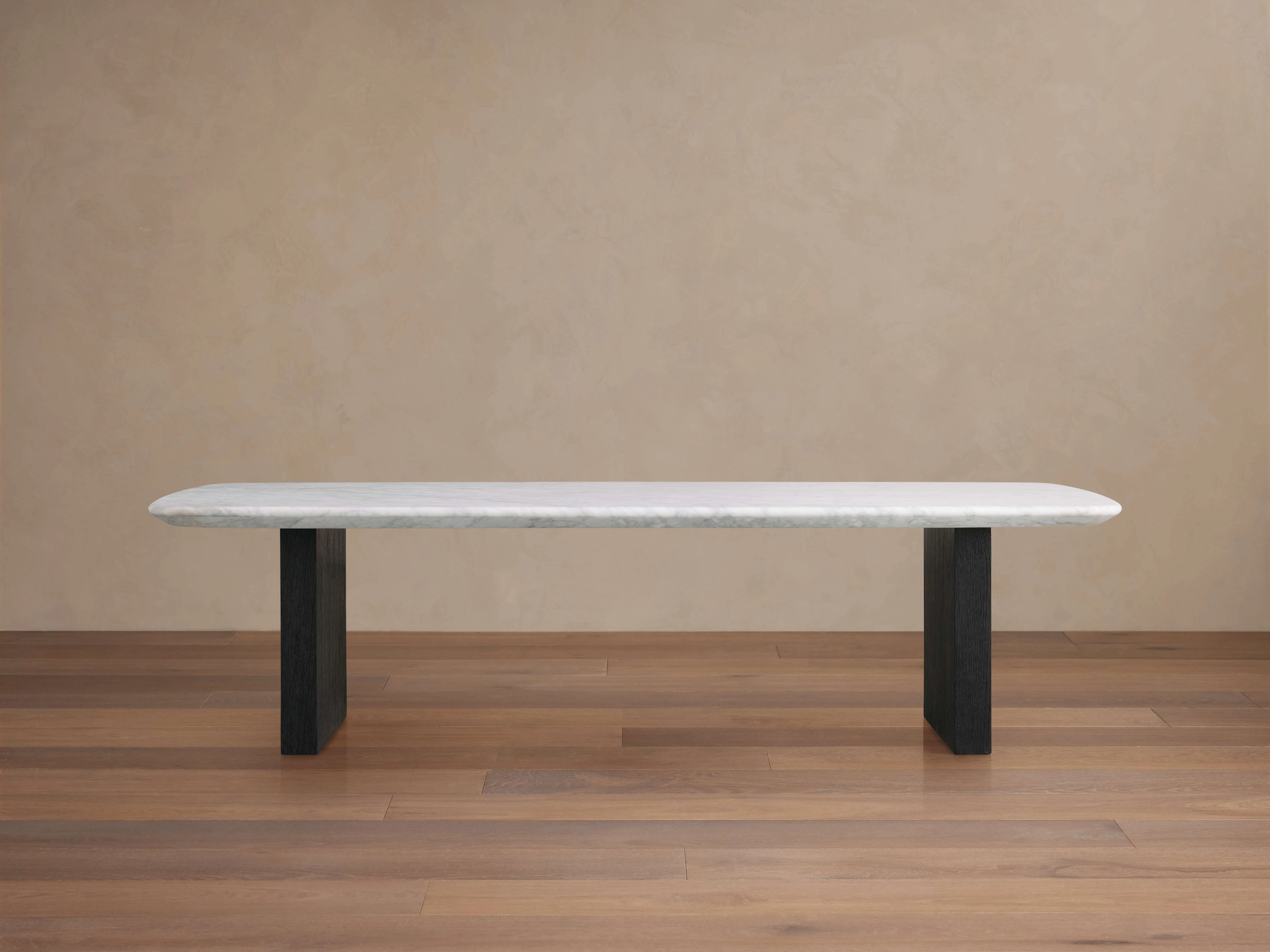 Saint Germain Stone Top Coffee Table with Clement Base