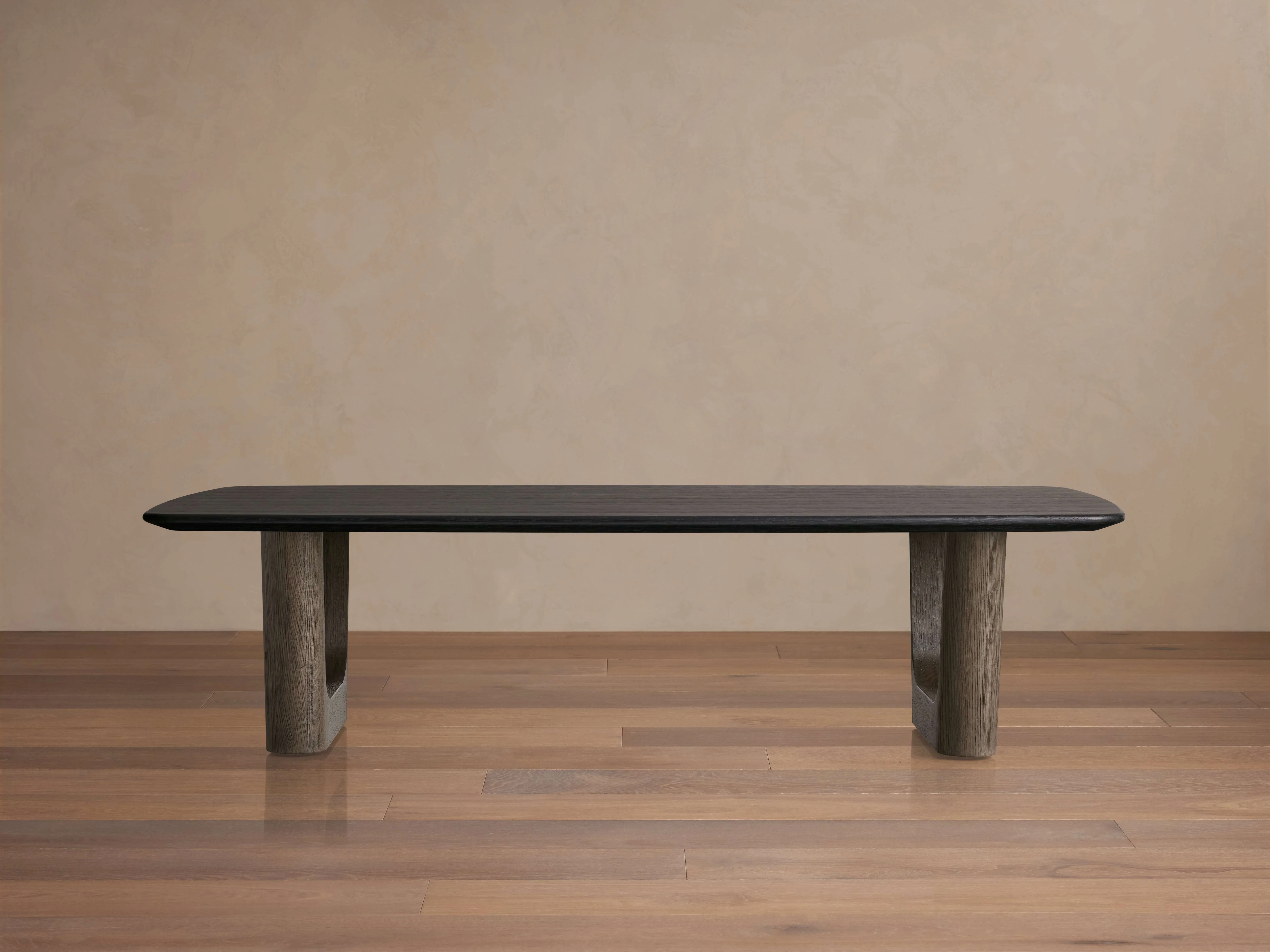 Saint Germain 72" Wood Coffee Table with Rennes Base