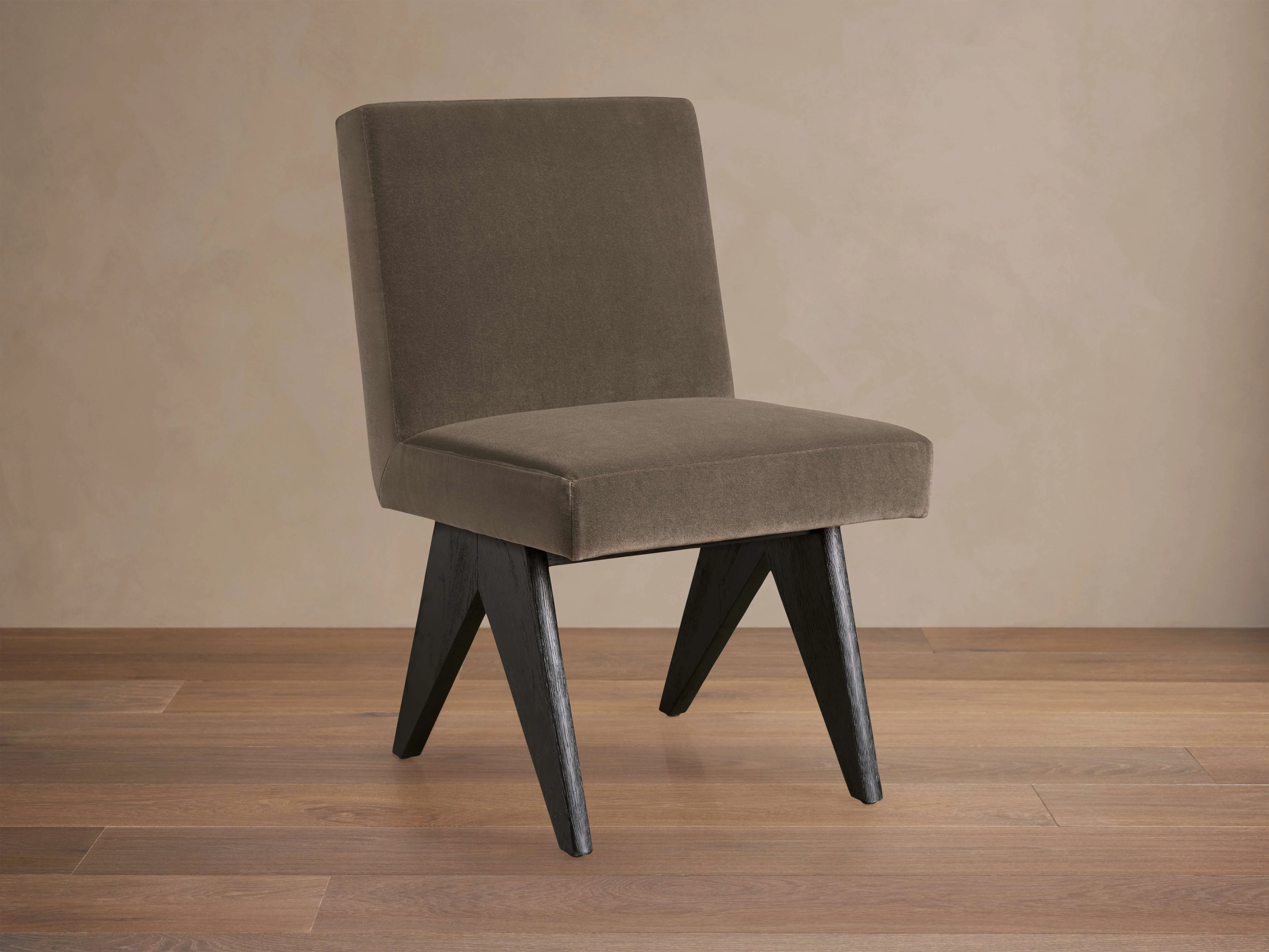 Stanley Dining Side Chair in Black Drifted