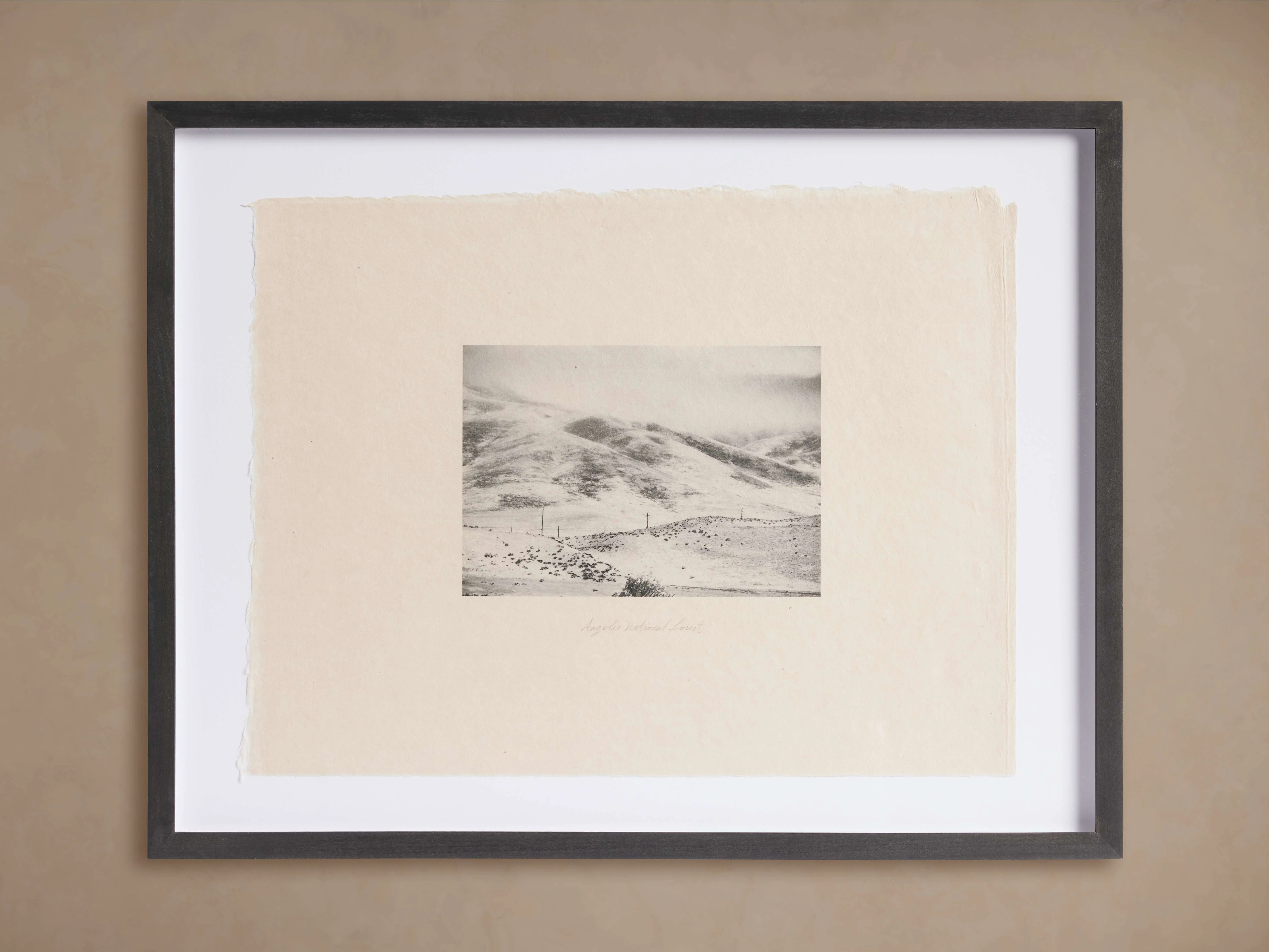 Western Hills Framed Print