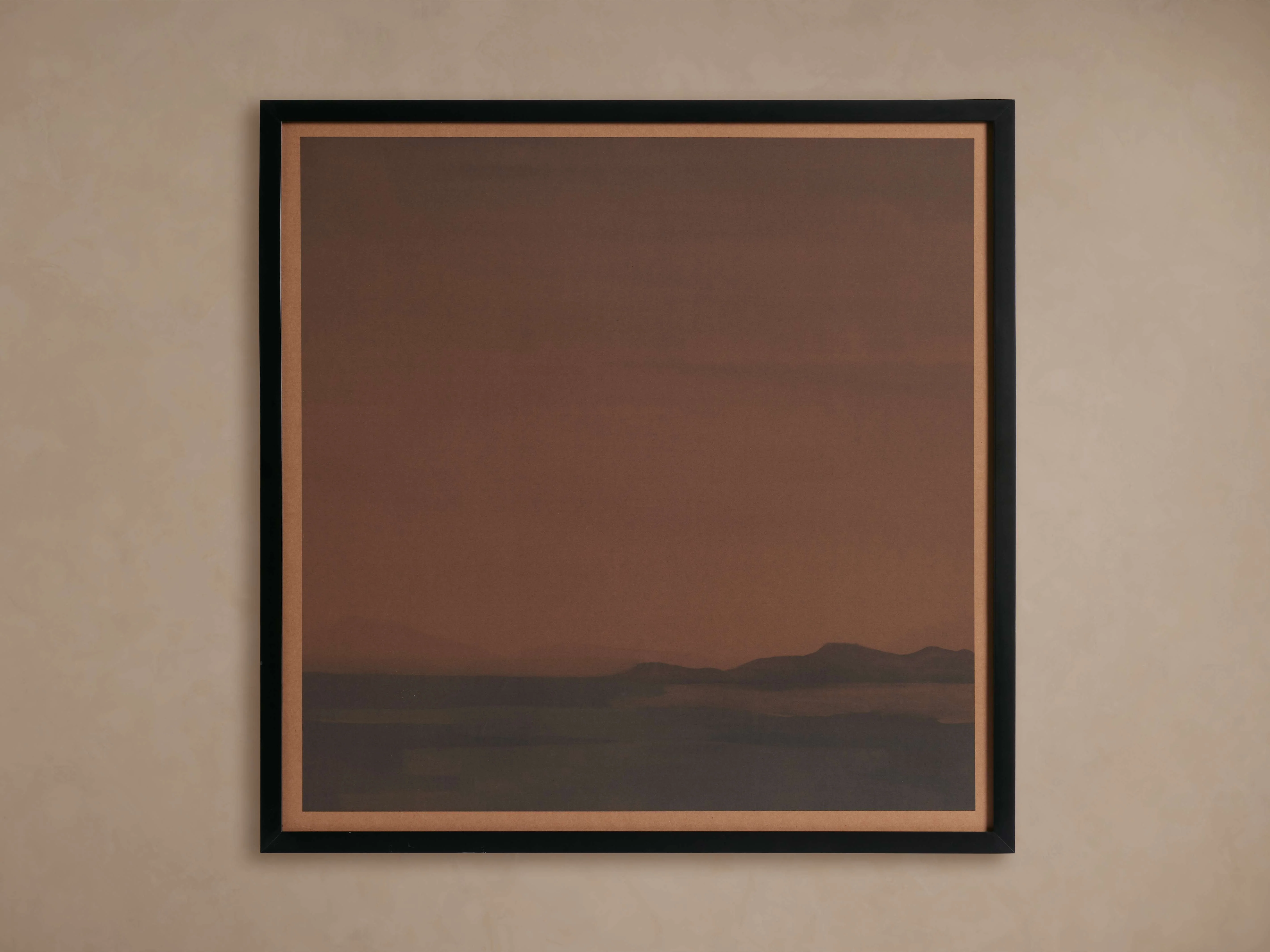 Dusky Horizon Framed Print