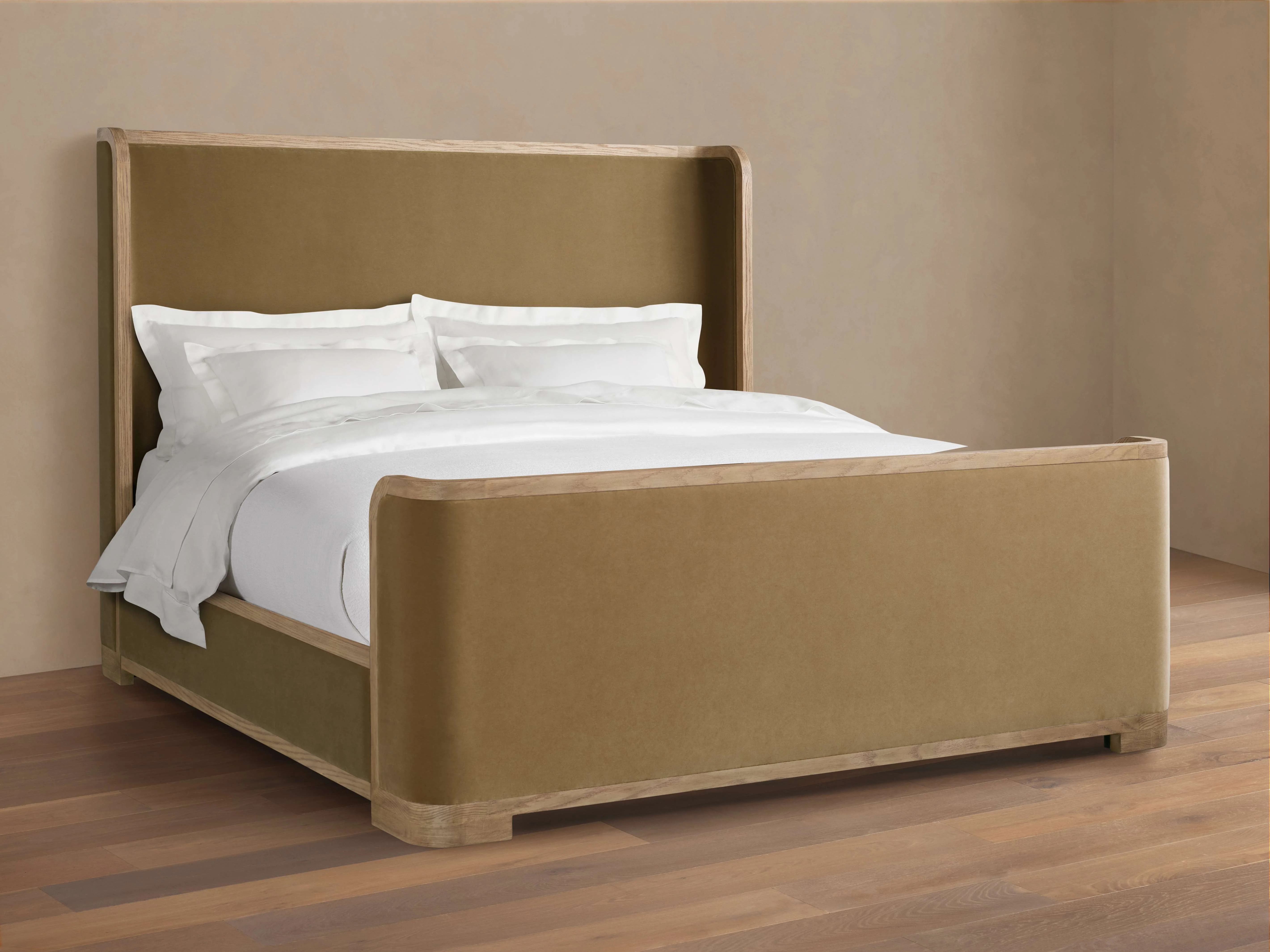 Darien Curved Shelter Bed with High Footboard