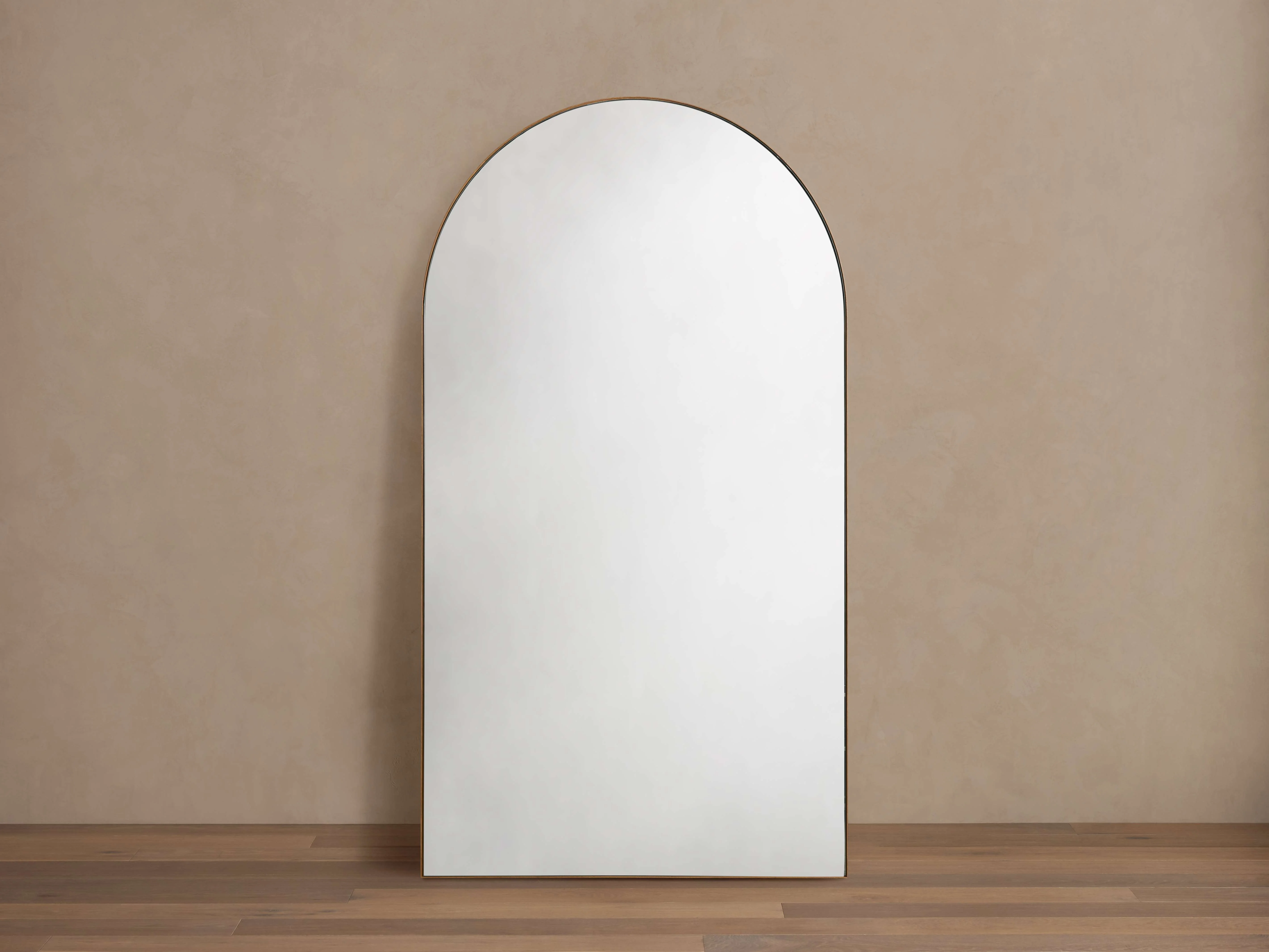 Lira Oak Arch Grand Floor Mirror