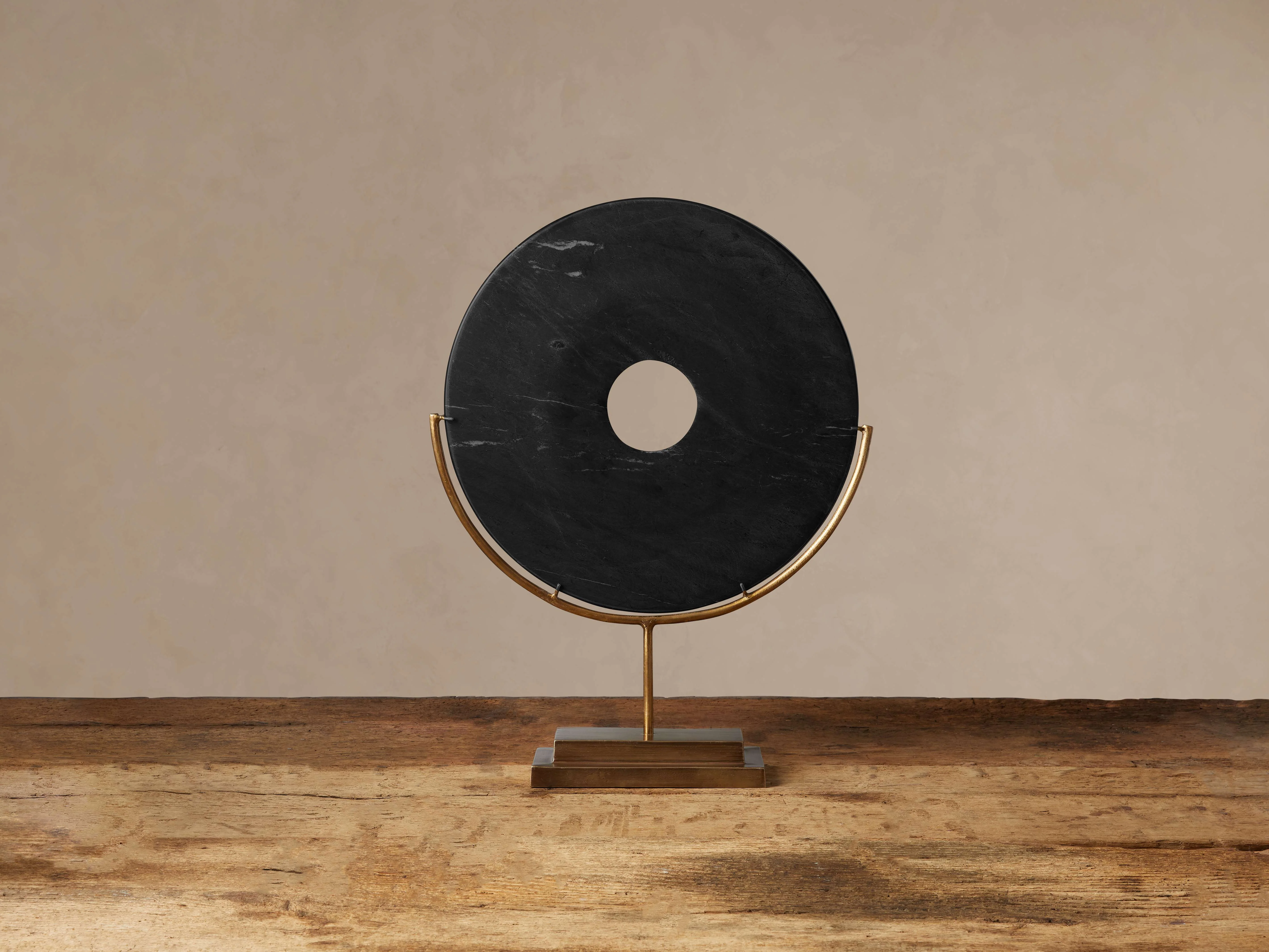 Marble Disc on Stand