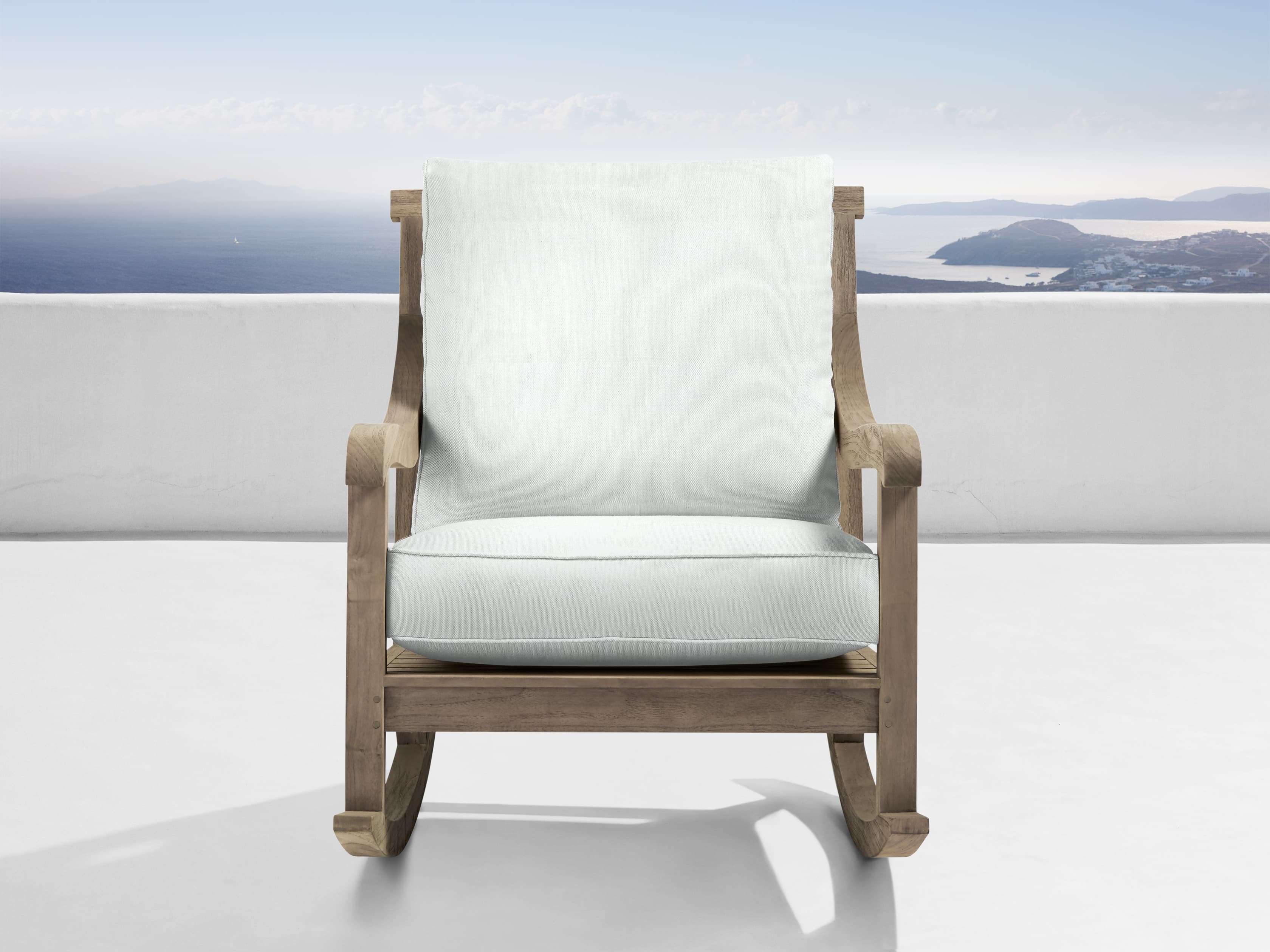 Hamptons Outdoor Collection Deep Replacement Cushions in Maritime Snow