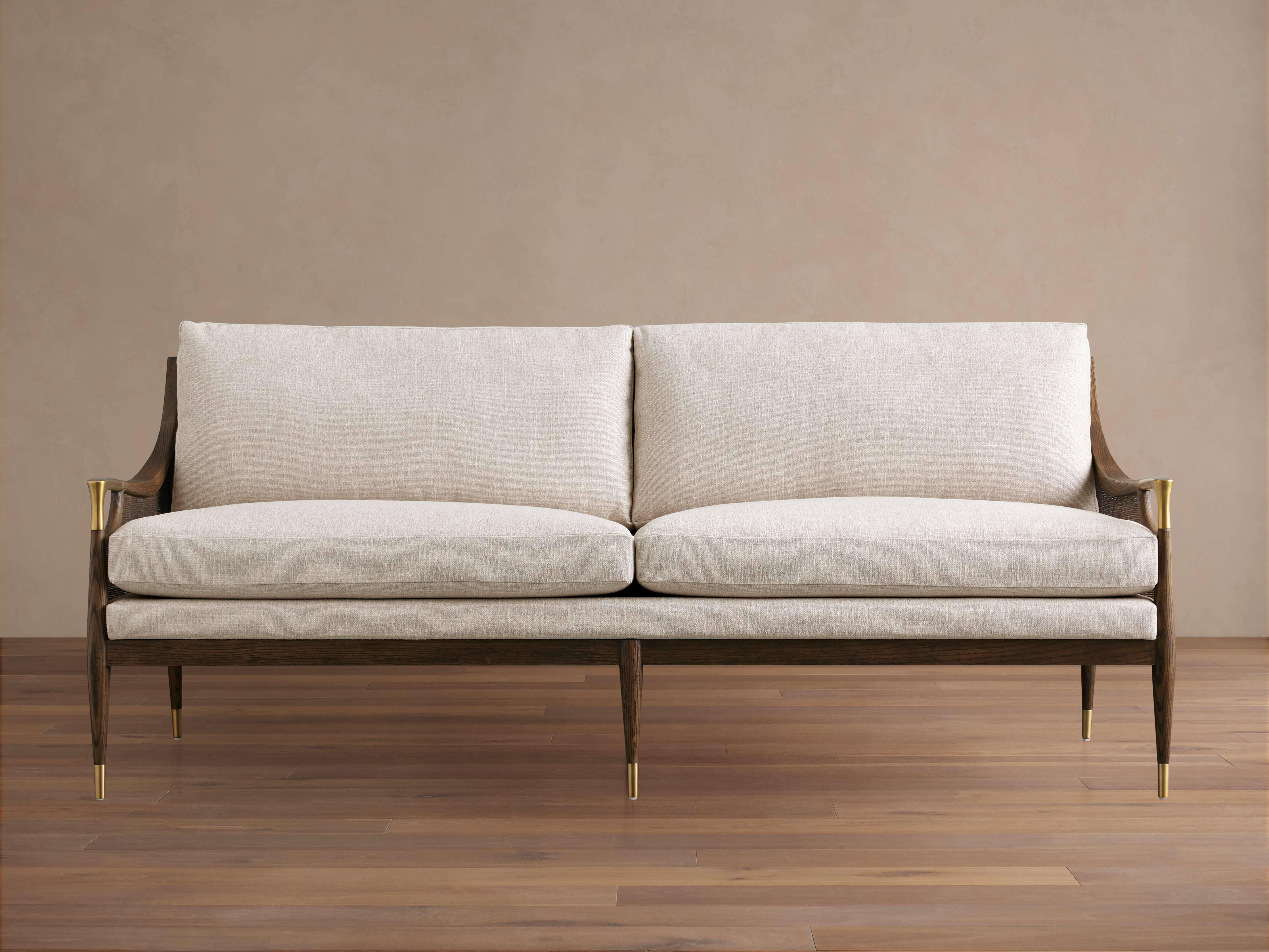 Fisher Cane Back Sofa