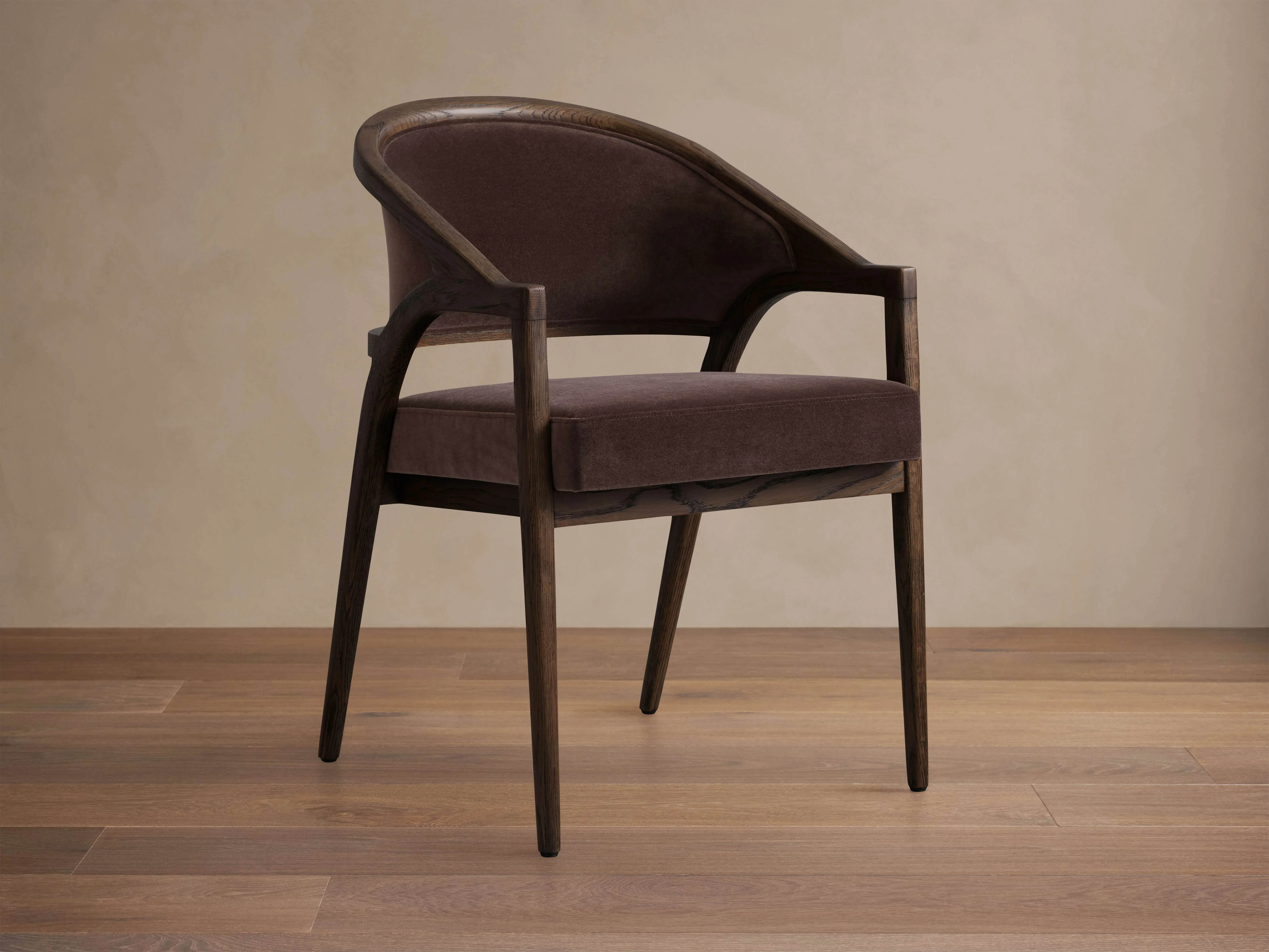 Aimee Upholstered Back Dining Arm Chair