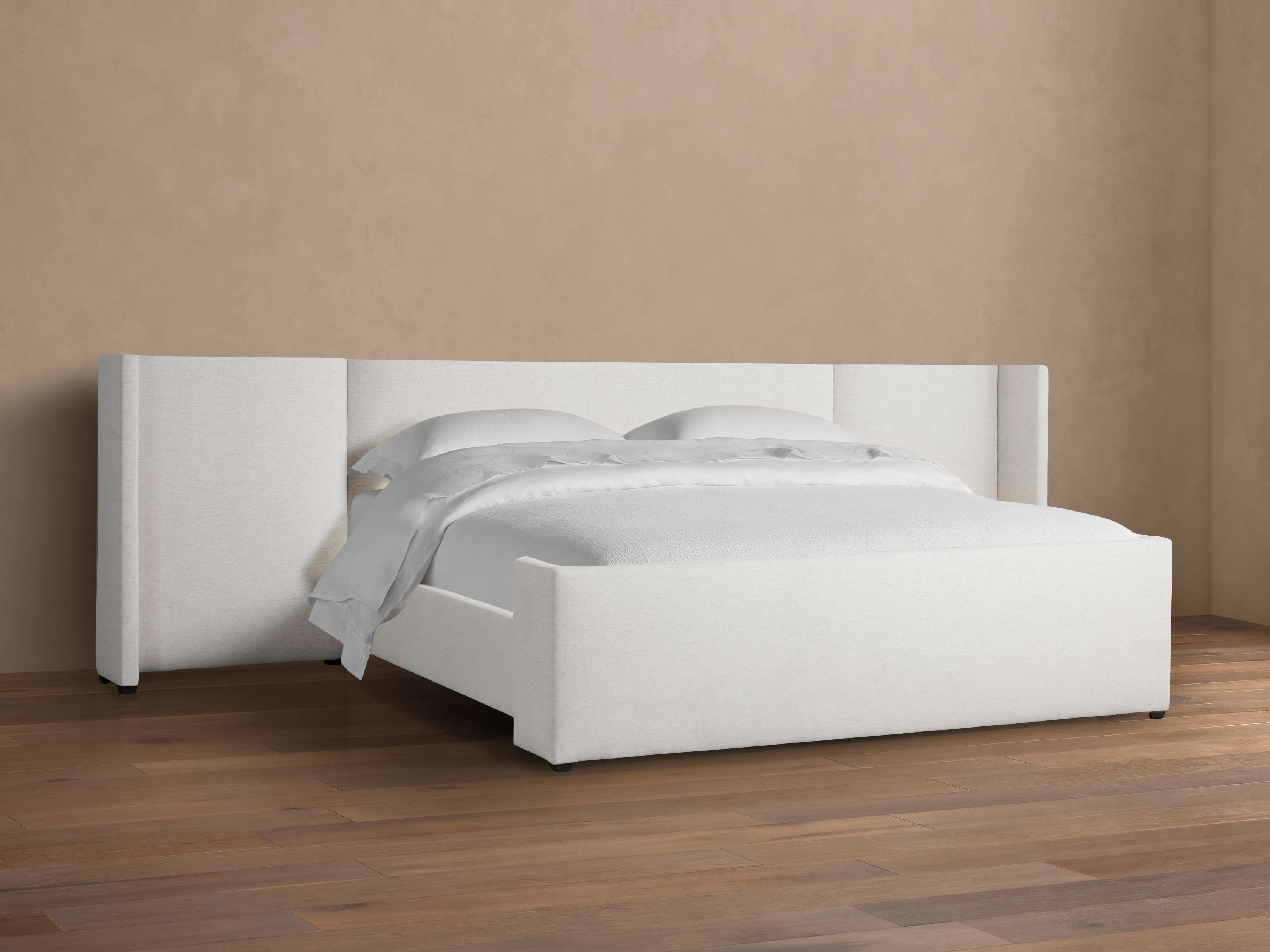 Wyller Extended Headboard Bed with High Footboard