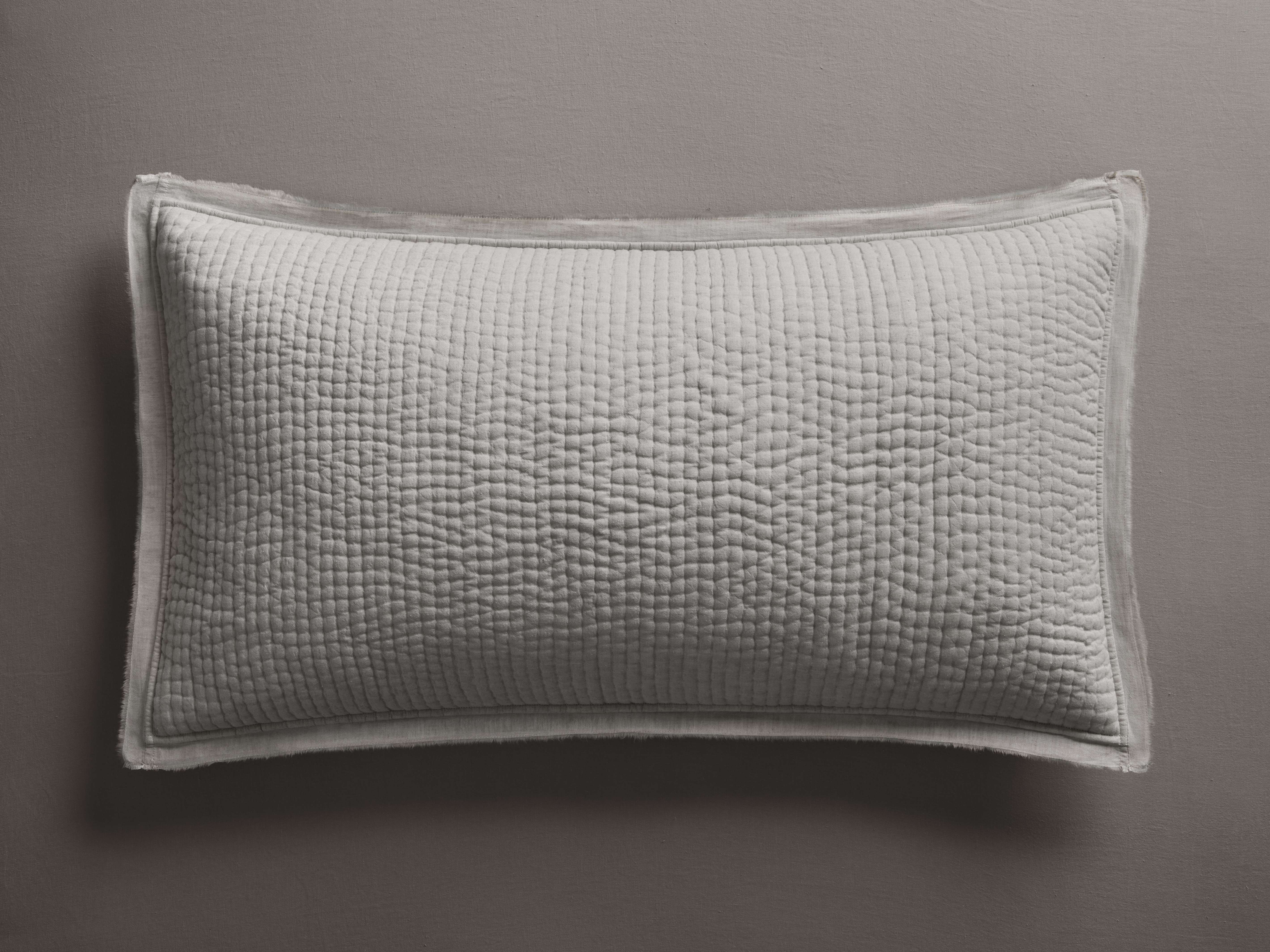 Tulaya King Cotton Sham in Mink