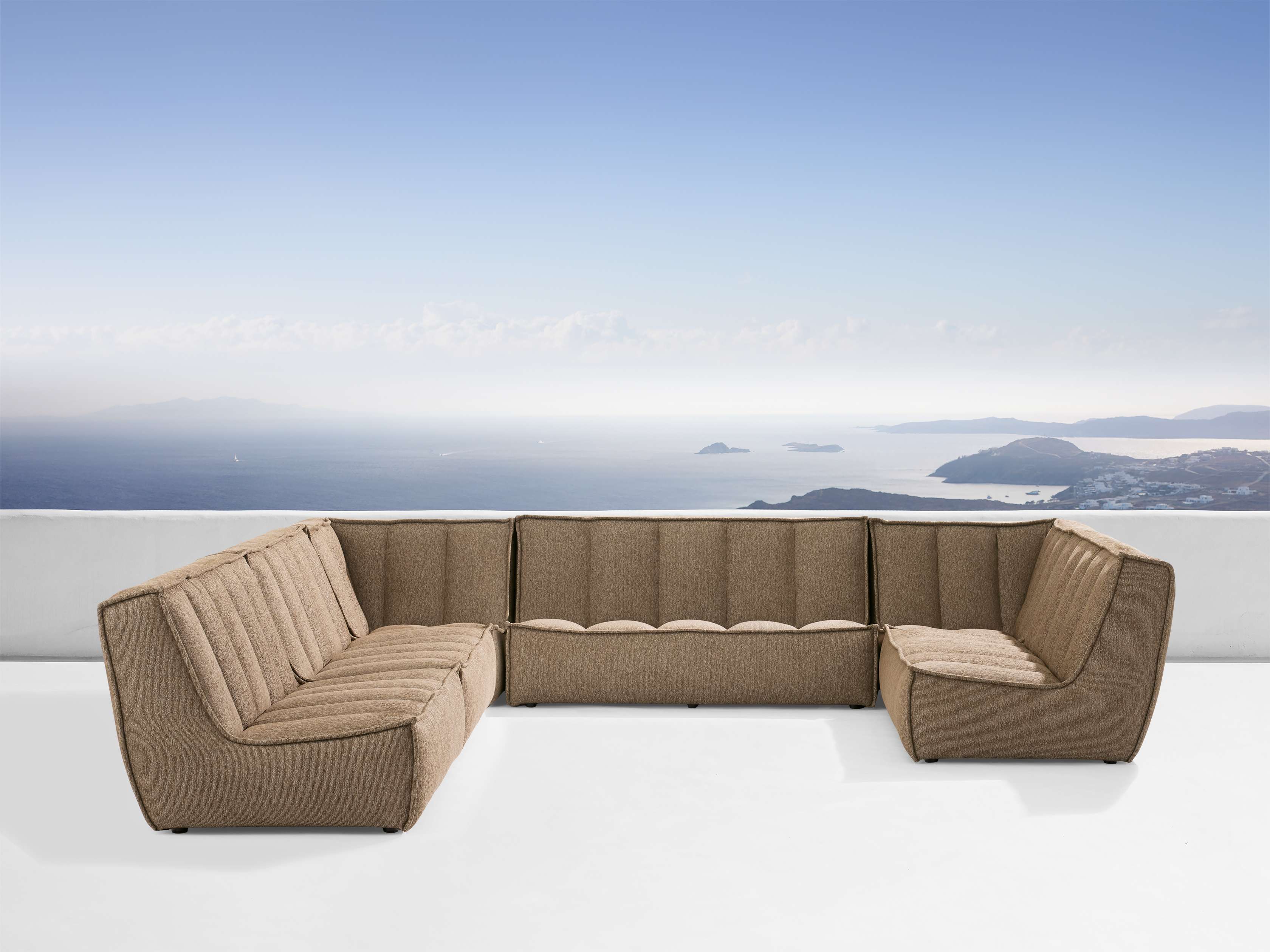 Porto Outdoor Six-Piece Sectional