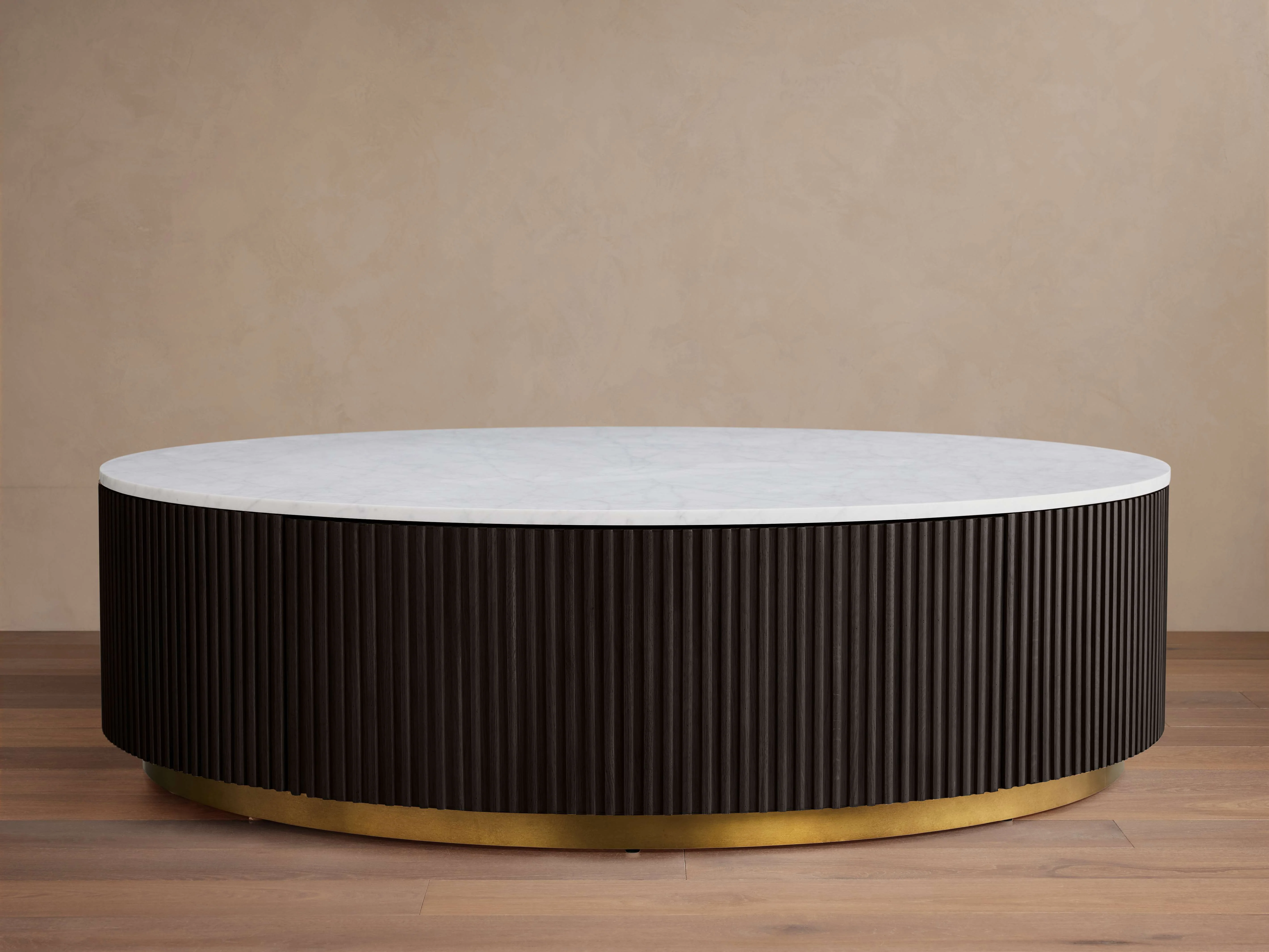 Finnley Round Storage Coffee Table