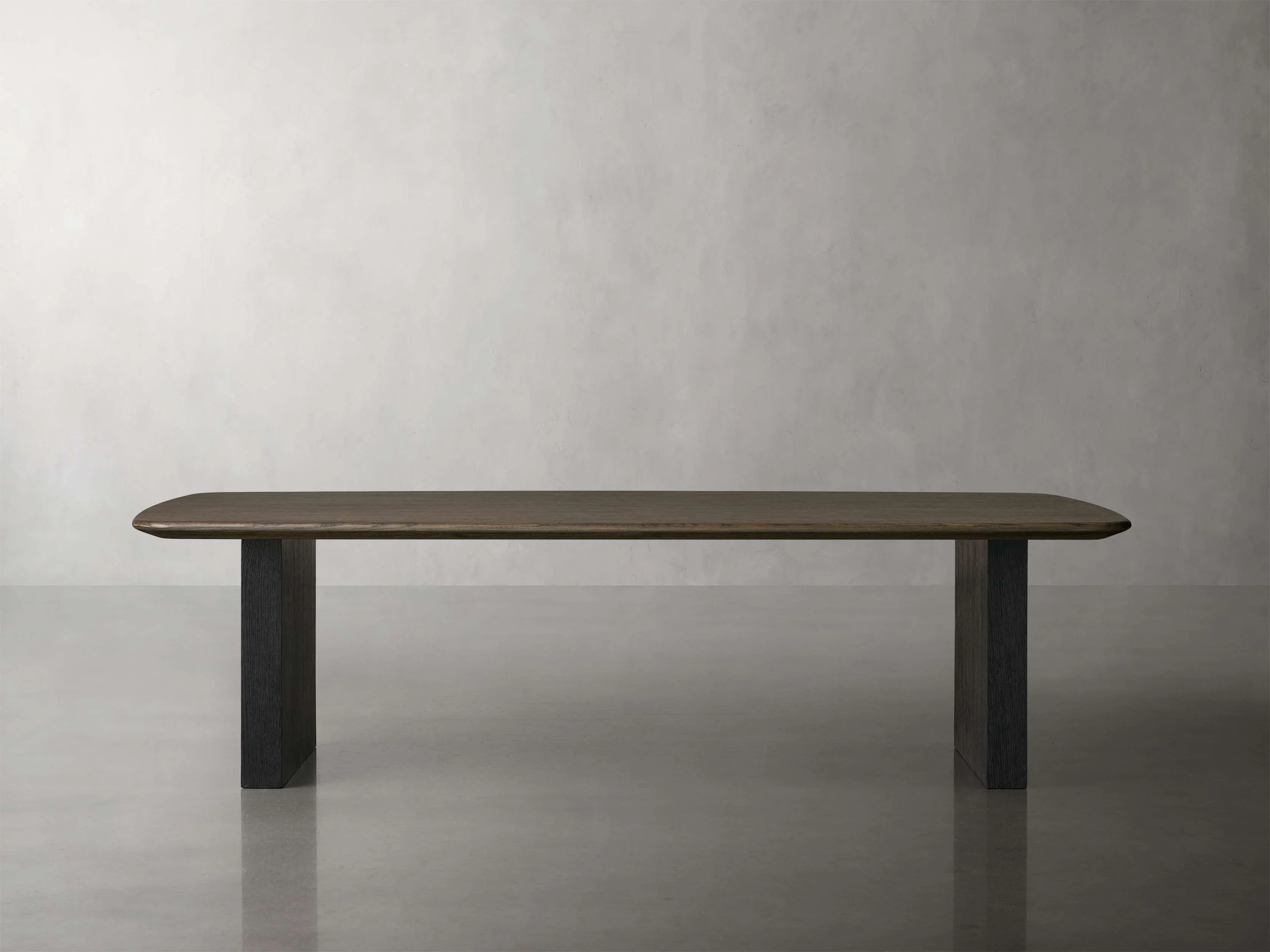 Saint Germain 72" Wood Coffee Table with Clement Base