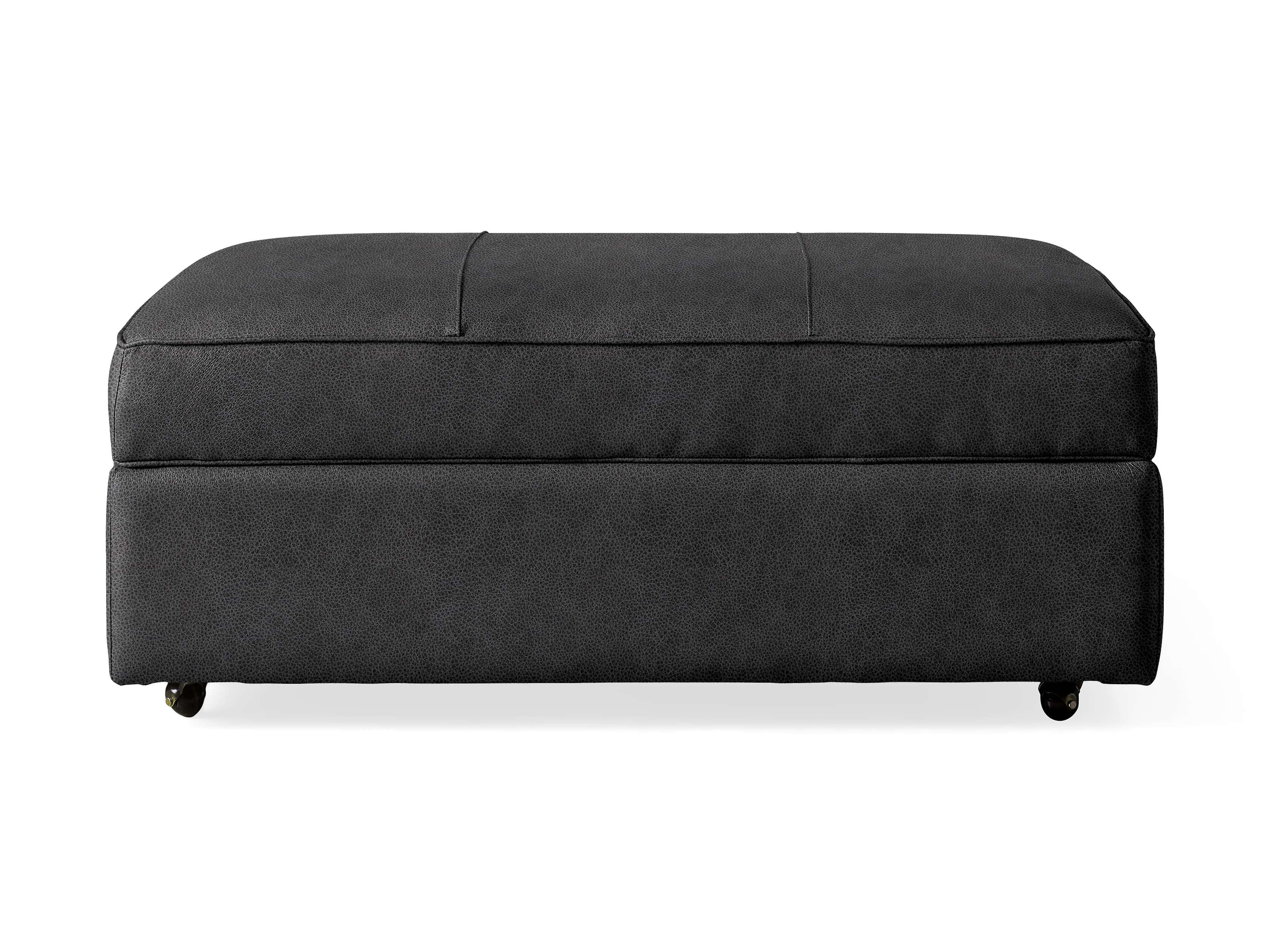 Filmore Leather Storage Ottoman