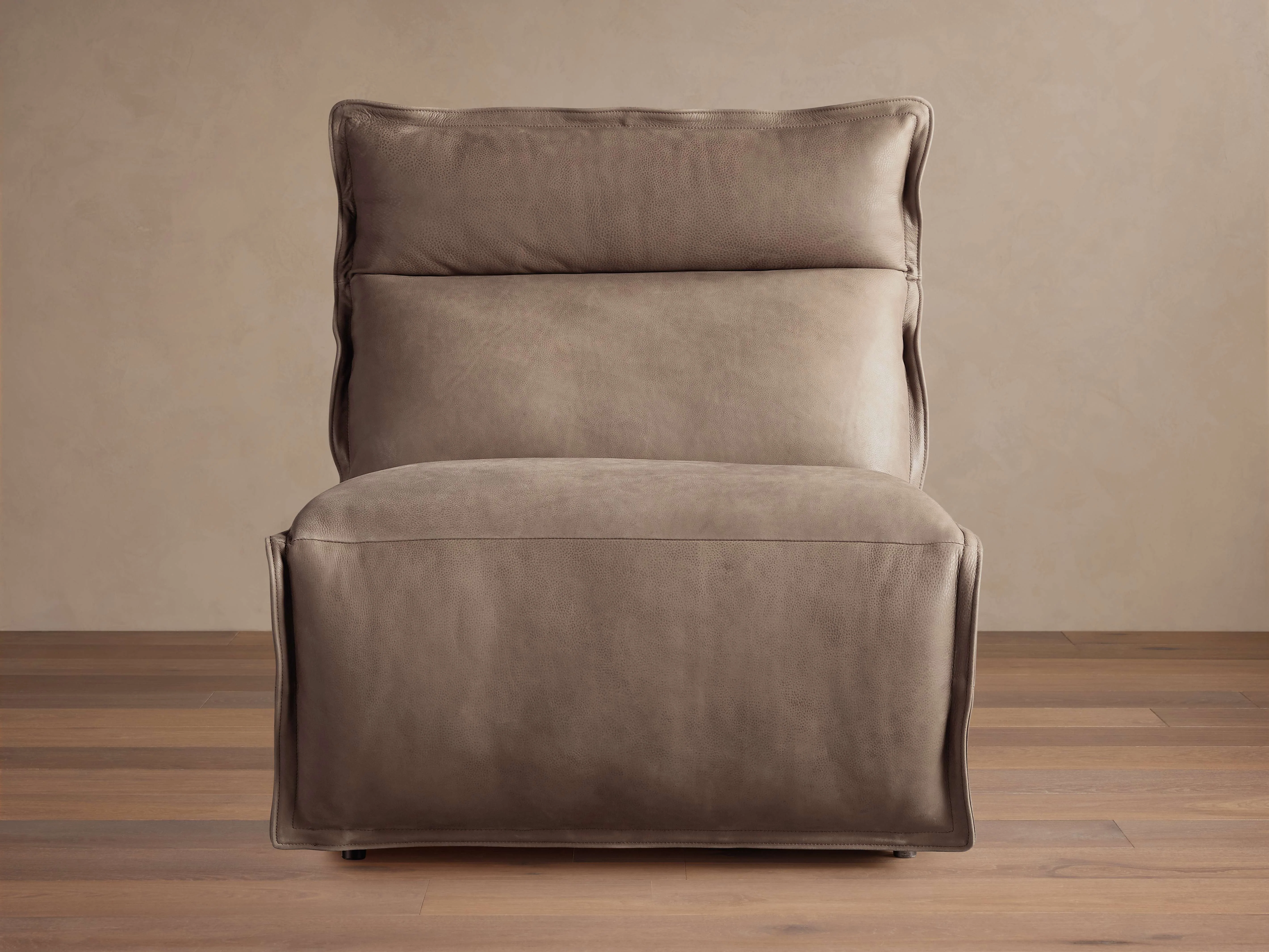Rowland Leather High-Back Armless Motion Recliner