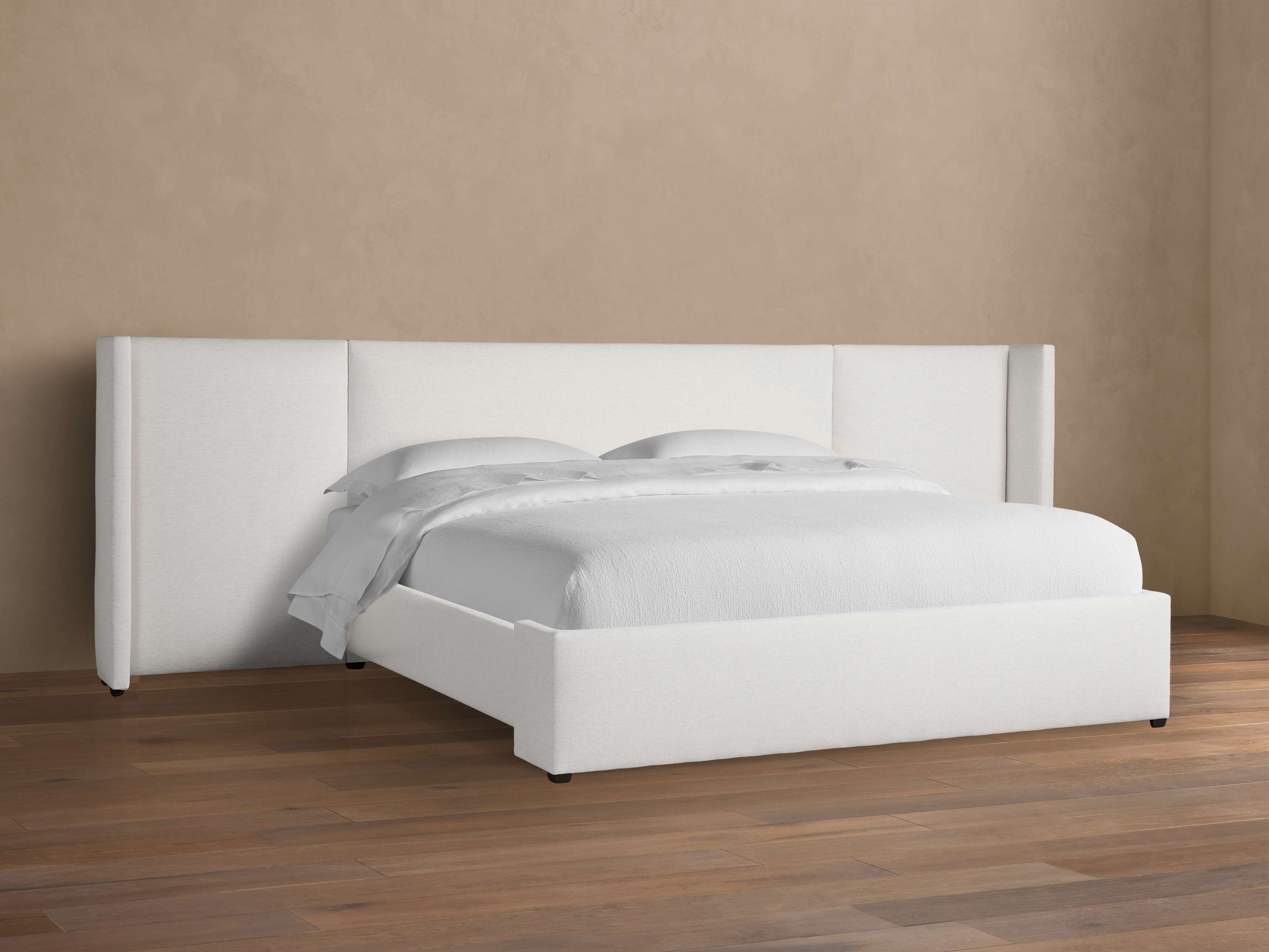 Wyller Extended Headboard Bed with Low Footboard