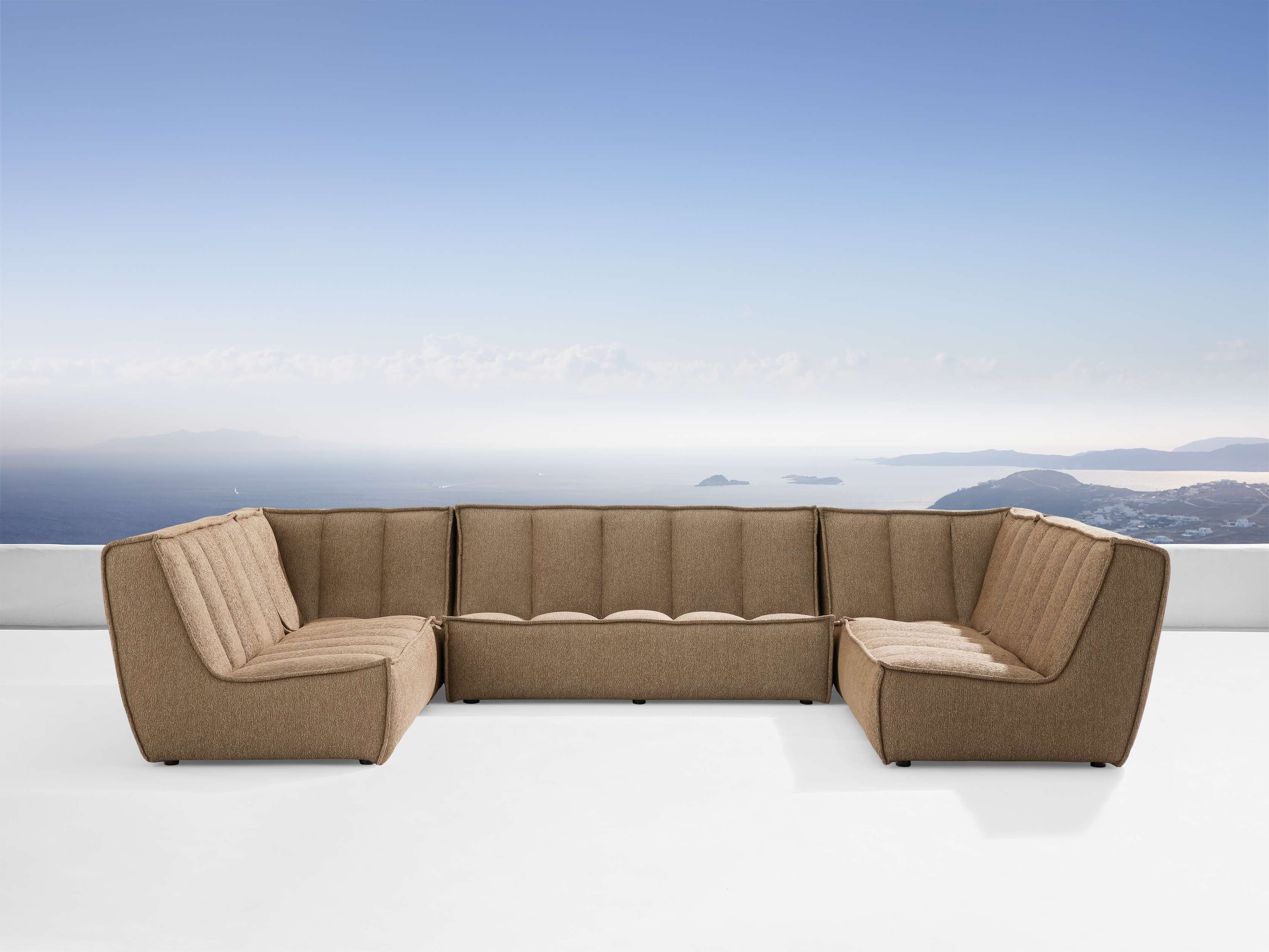 Porto Outdoor Five-Piece Sectional