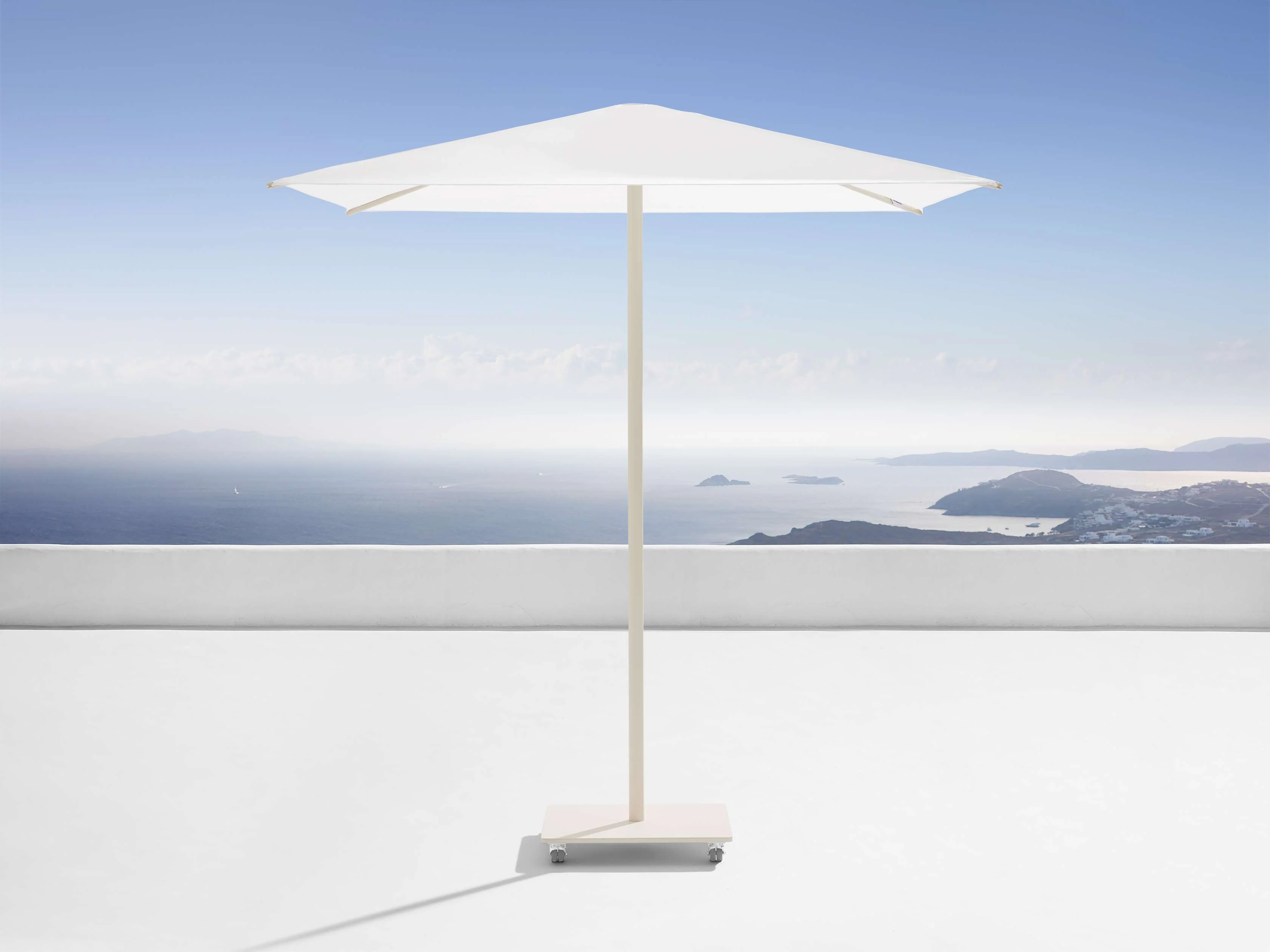 Nata Outdoor Square Umbrella in Natural