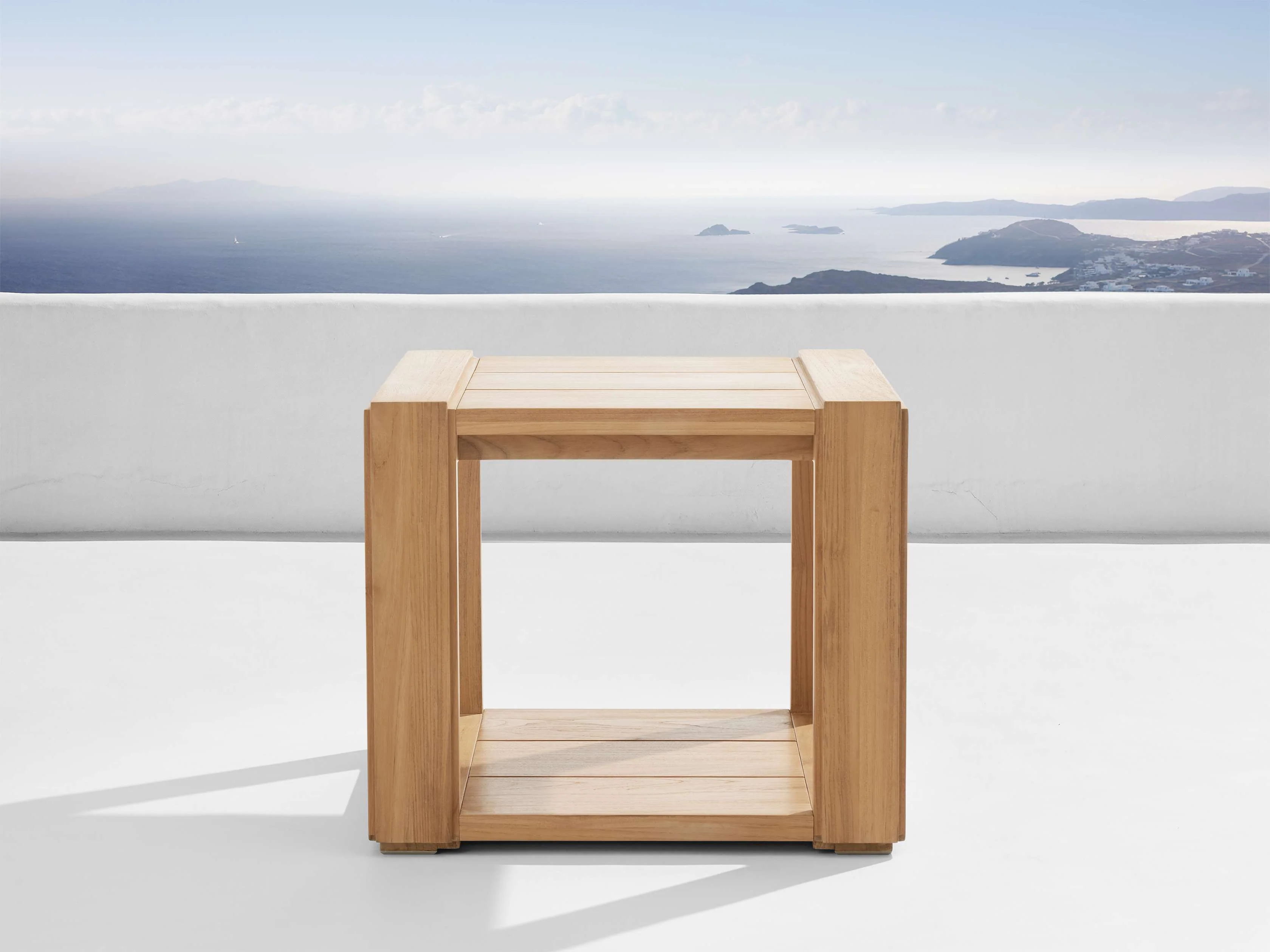 Canyon Outdoor Teak End Table