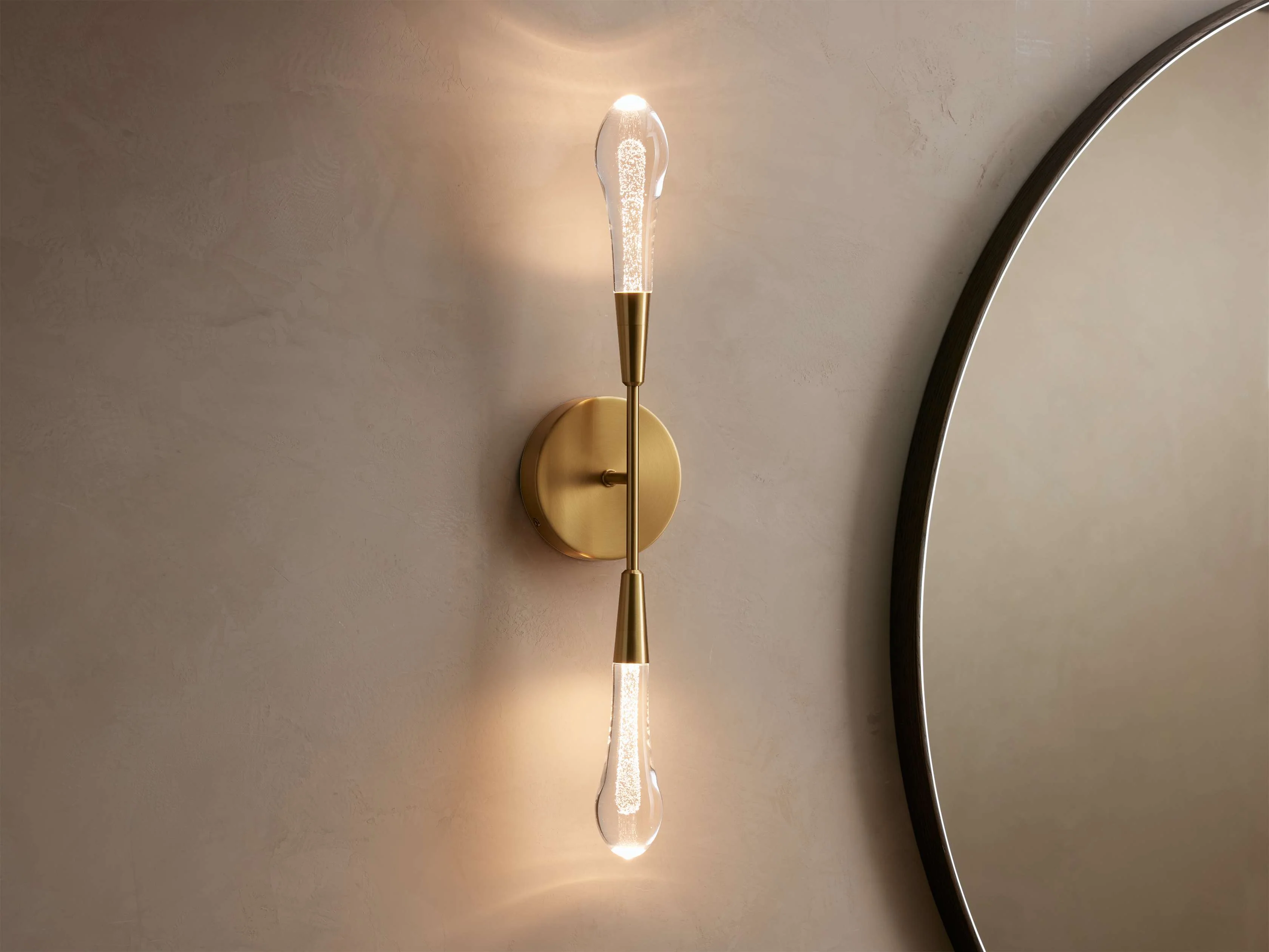 Soltaire Double Sconce