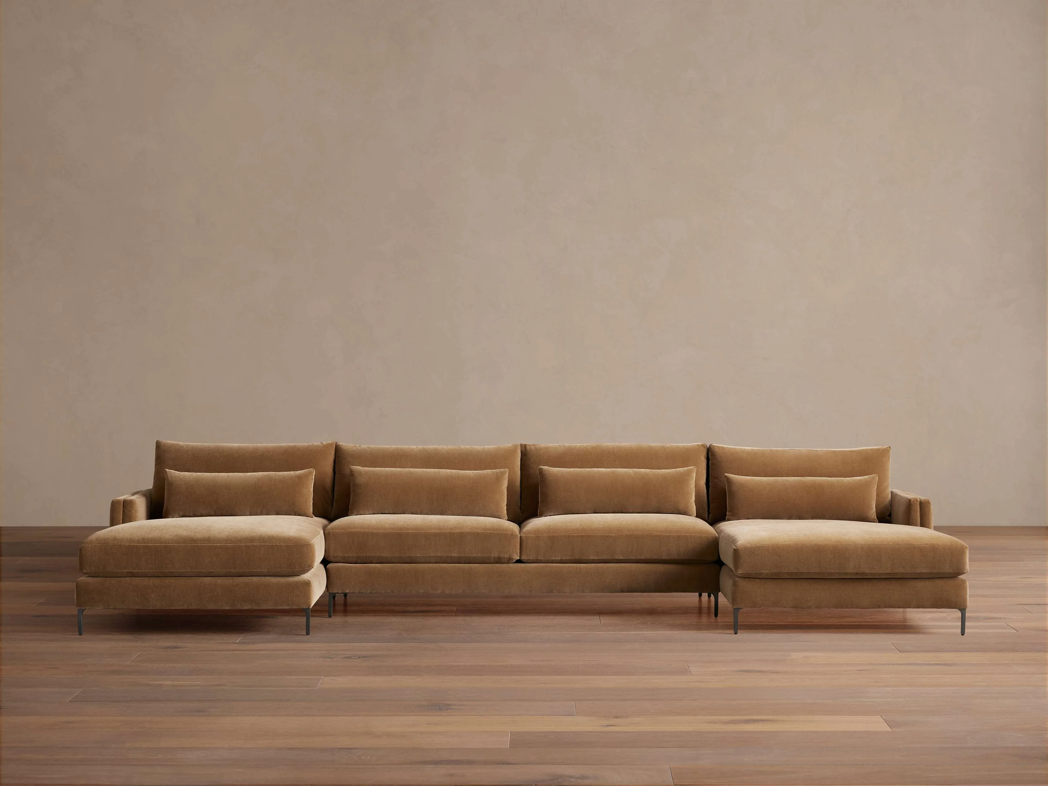 Sumner Three-Piece Double Chaise Sectional