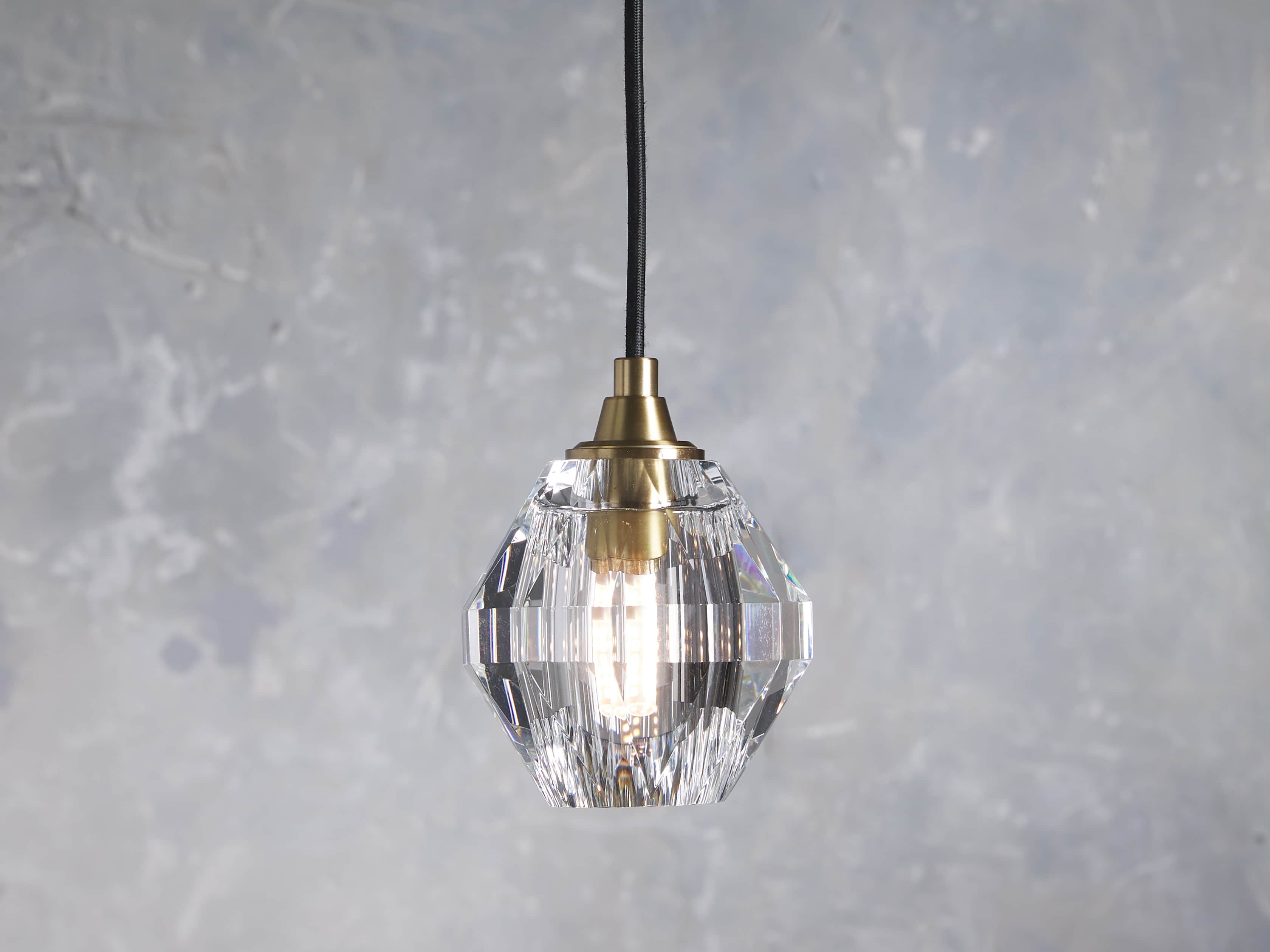 Amoroso Pendant in Brass