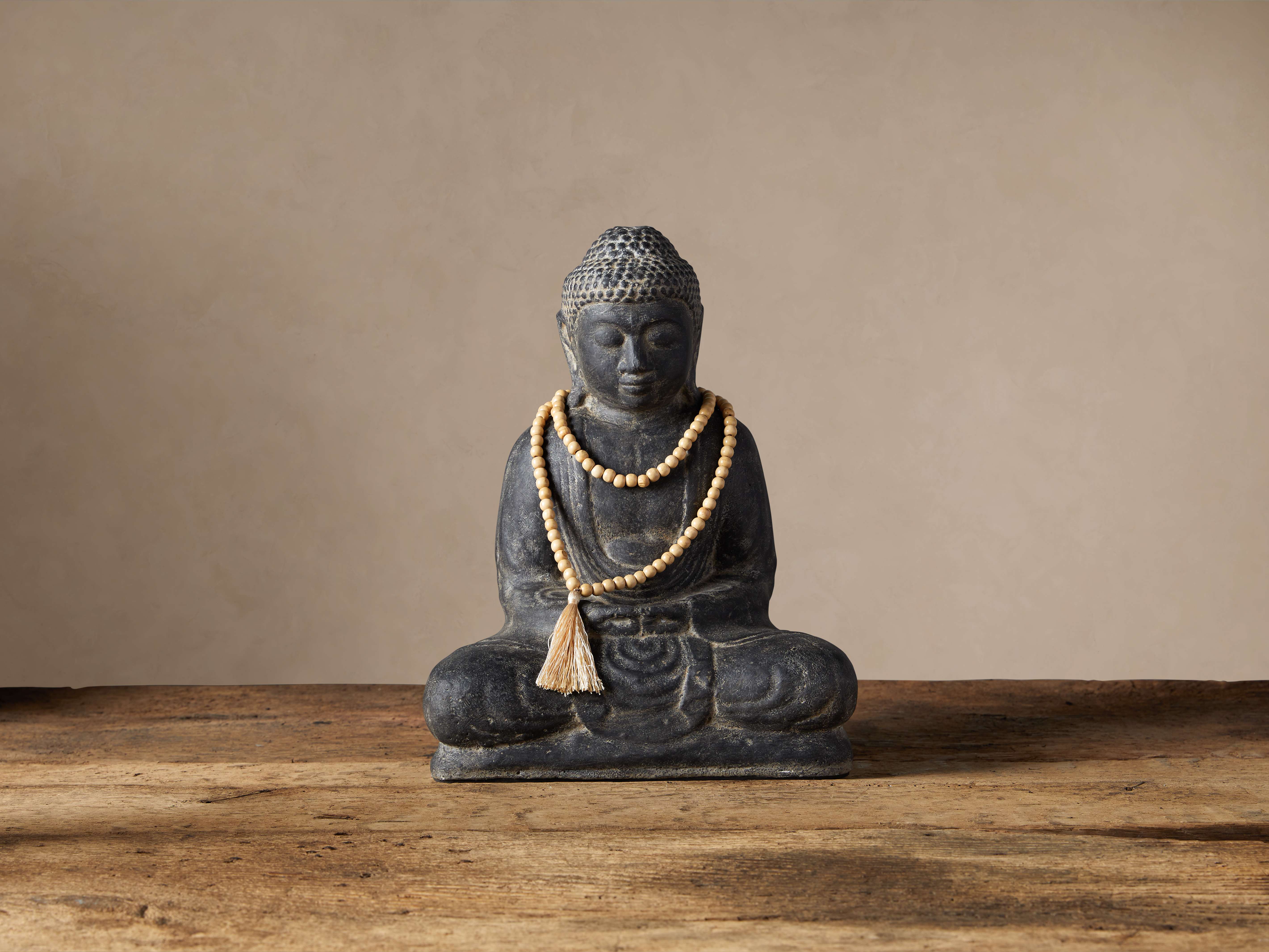 Seated Buddha with Beads