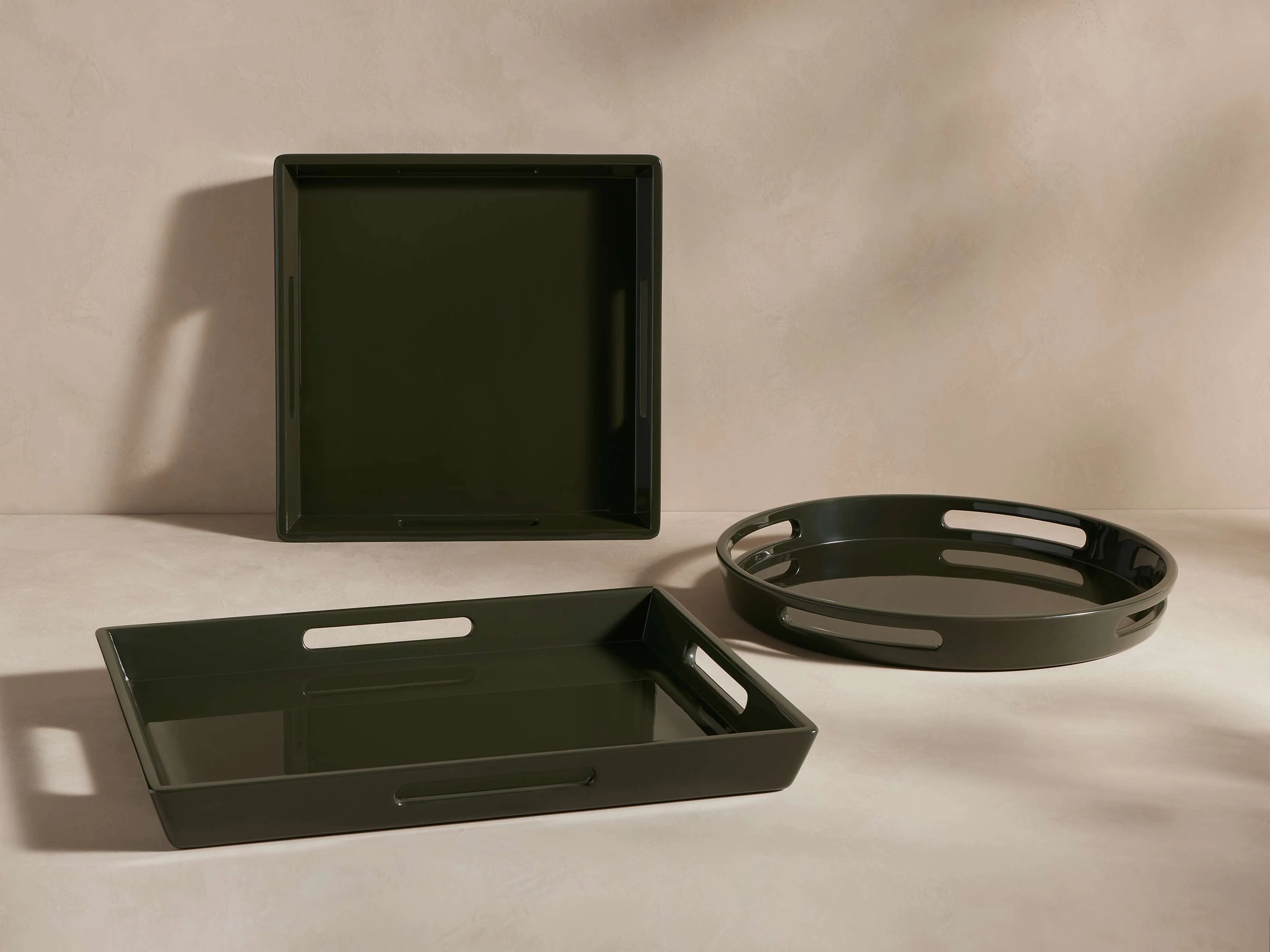 Lacquer Rectangular Tray