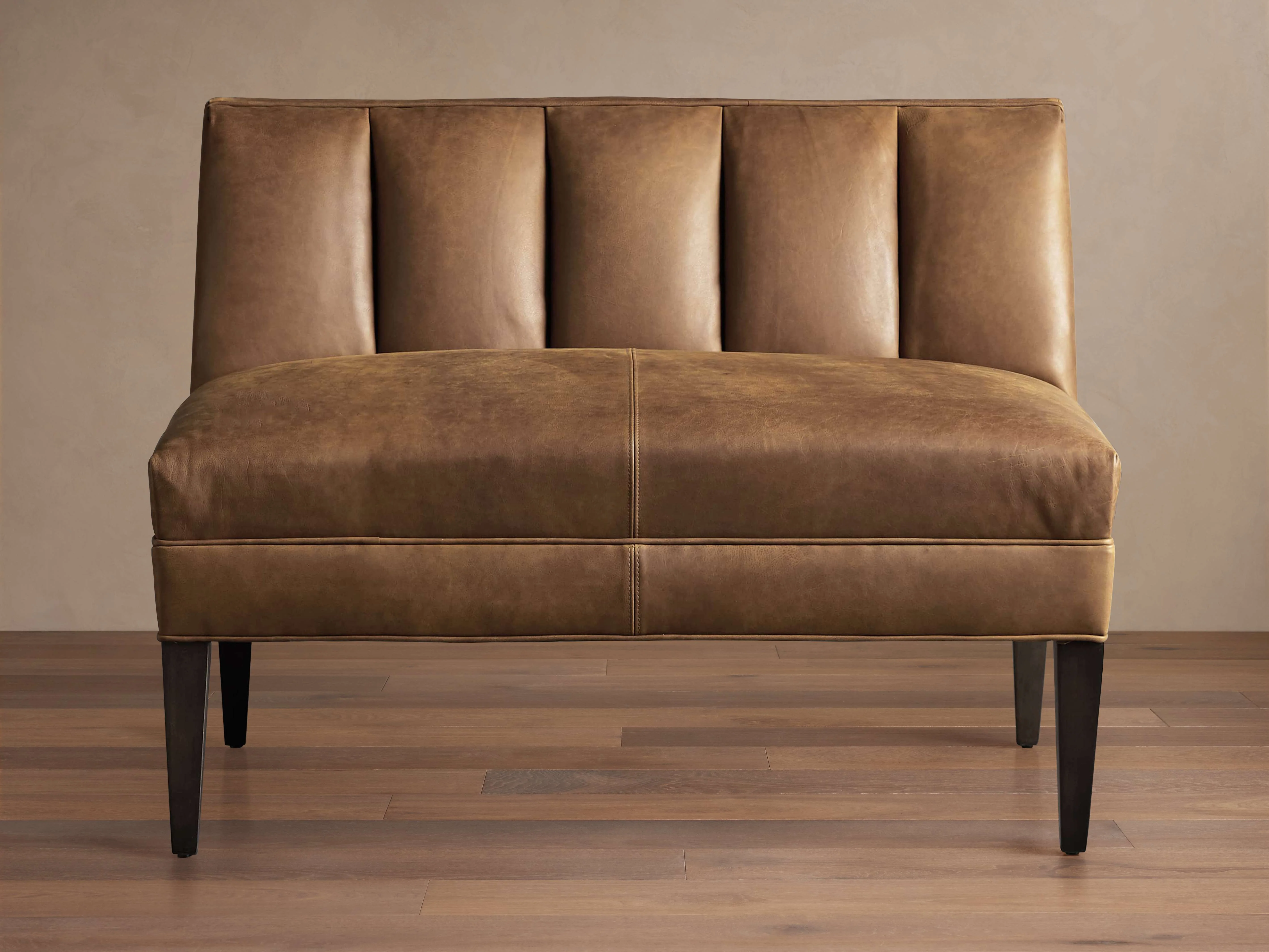 Gates Leather Bench