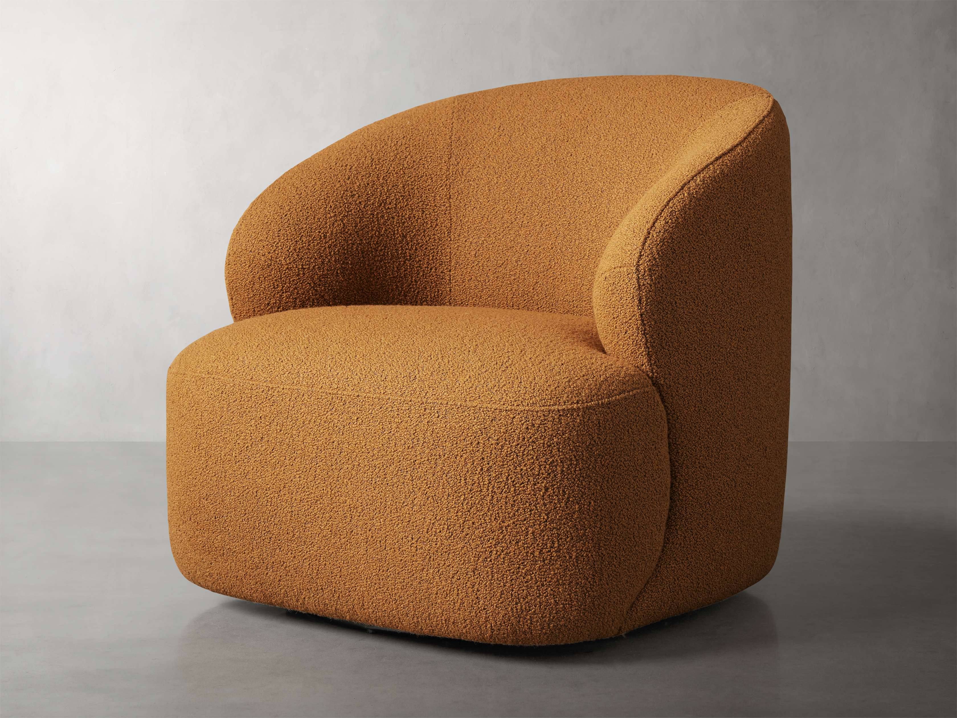 Alonzo Swivel Chair in Lecco Spice