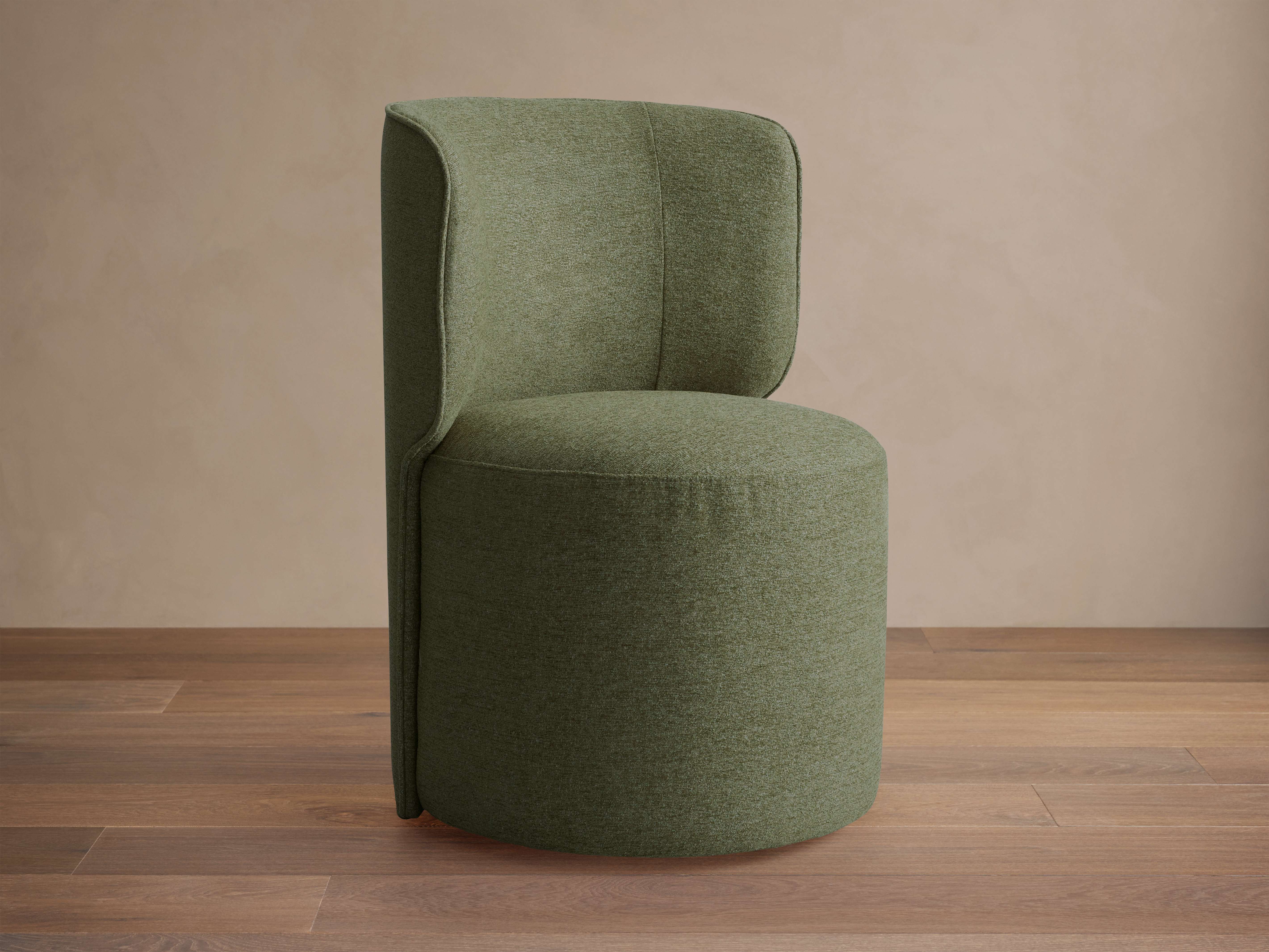 Maxine Dining Chair in Cushing Olive