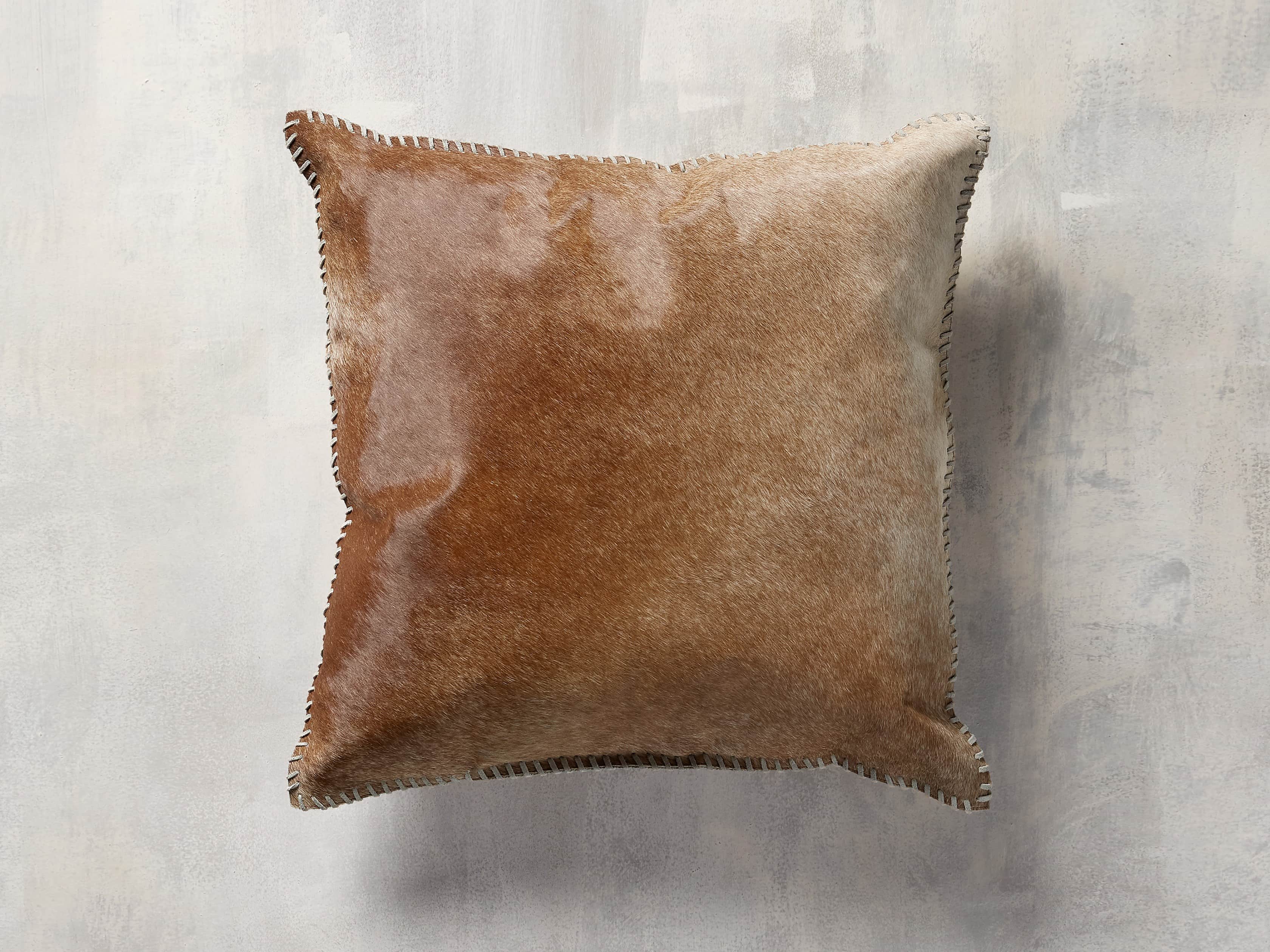 Whipstitch Hide Pillow Cover