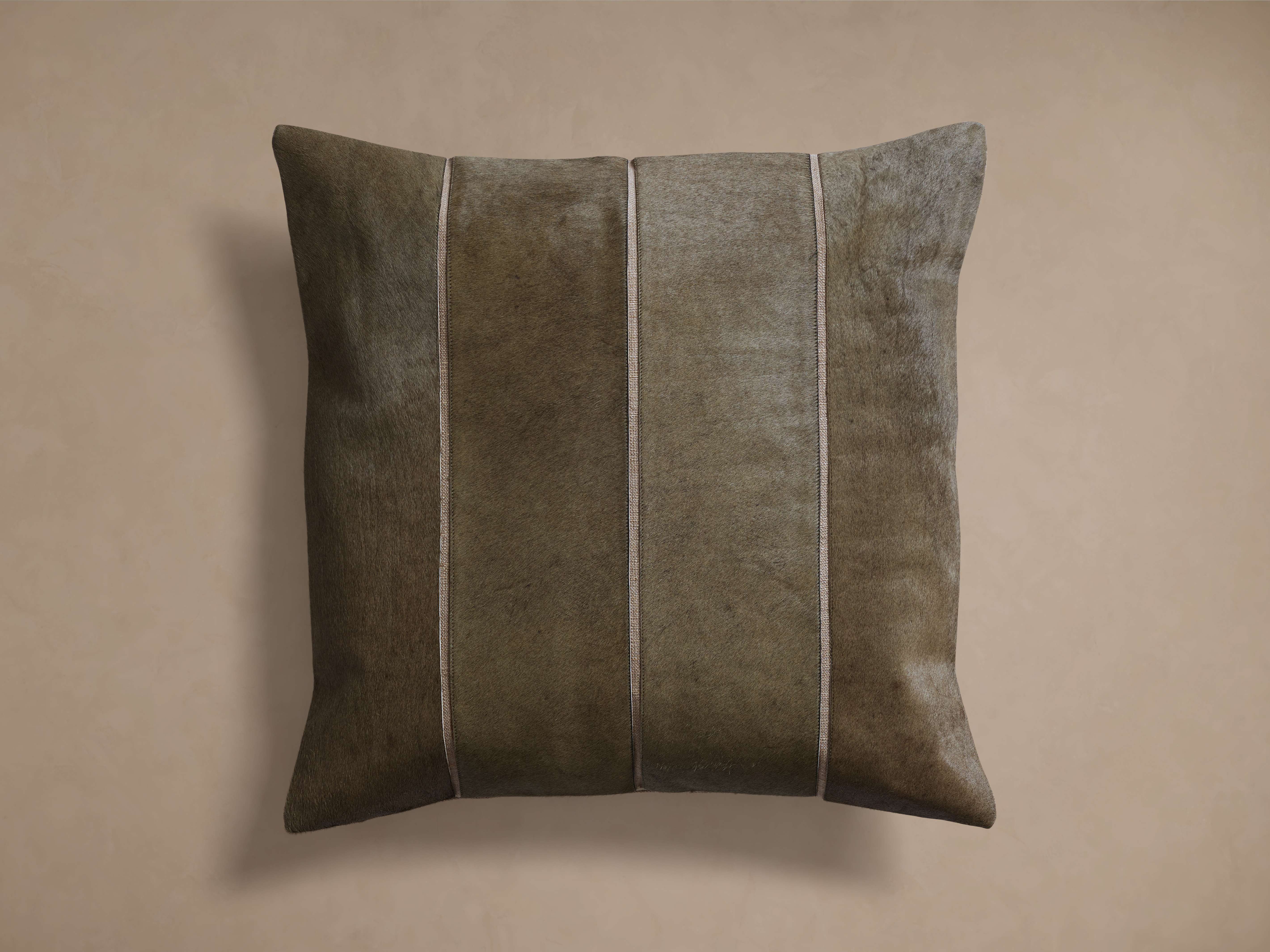 Channel-Stitch Hide Pillow Cover