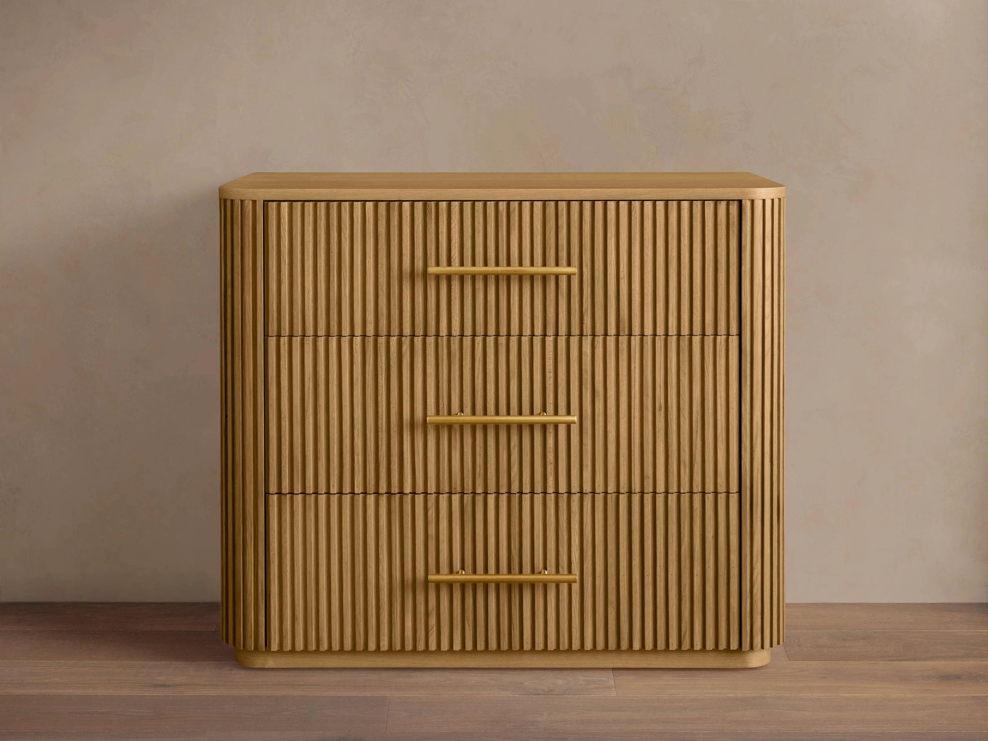 Finnley Wood Three-Drawer Chest