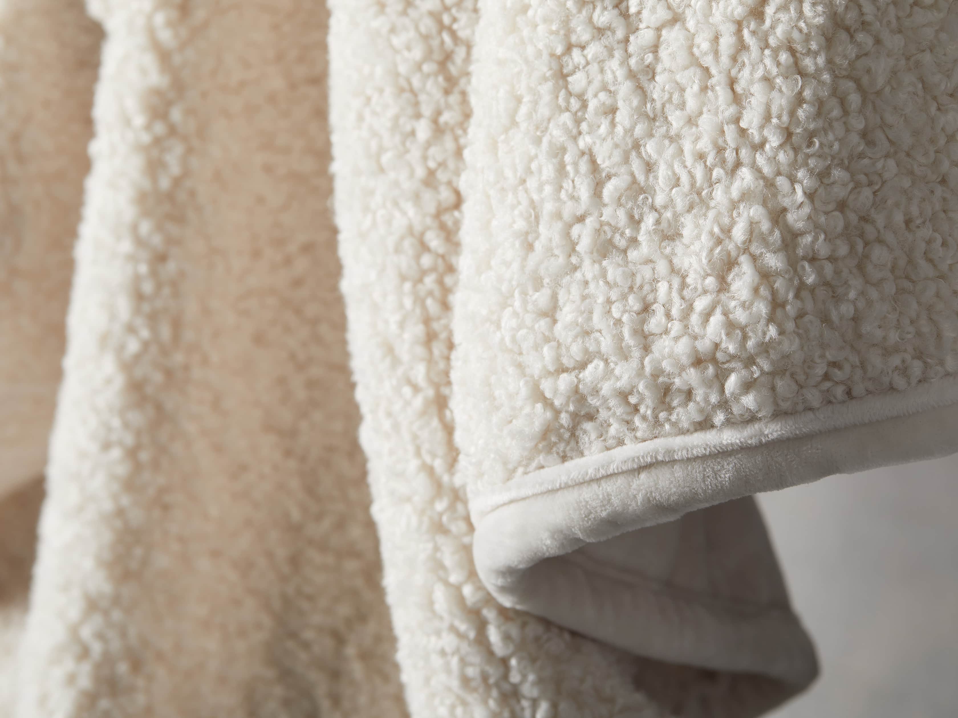 Faux Fur Sherpa Throw