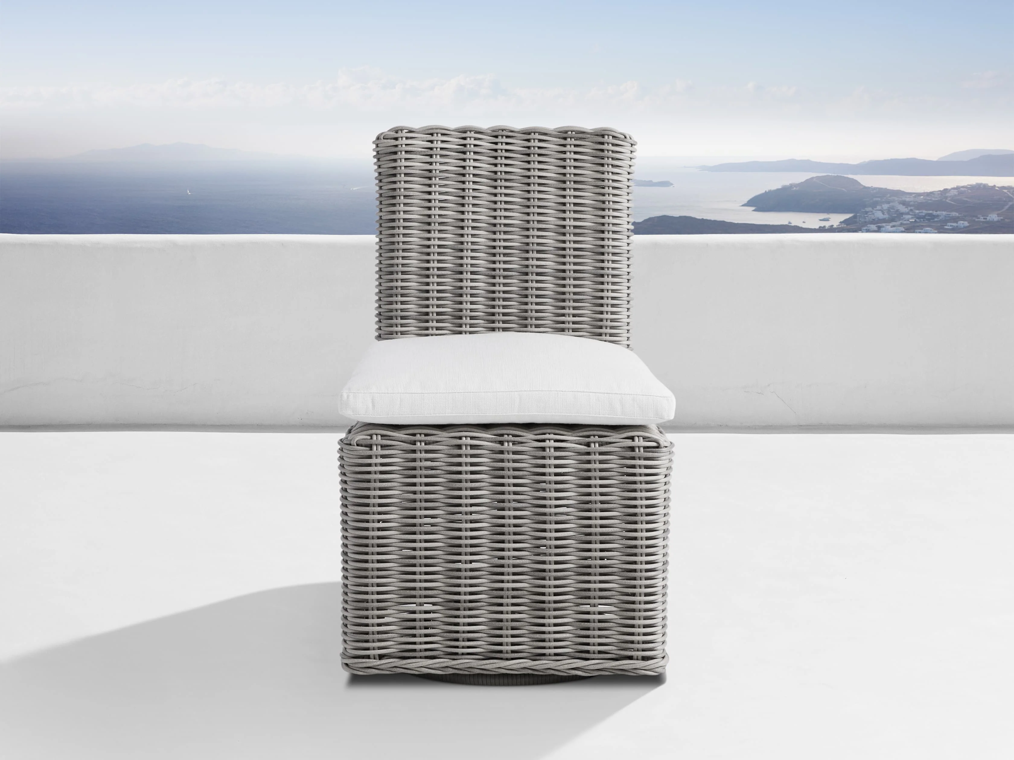 Montauk Outdoor Swivel Dining Side Chair