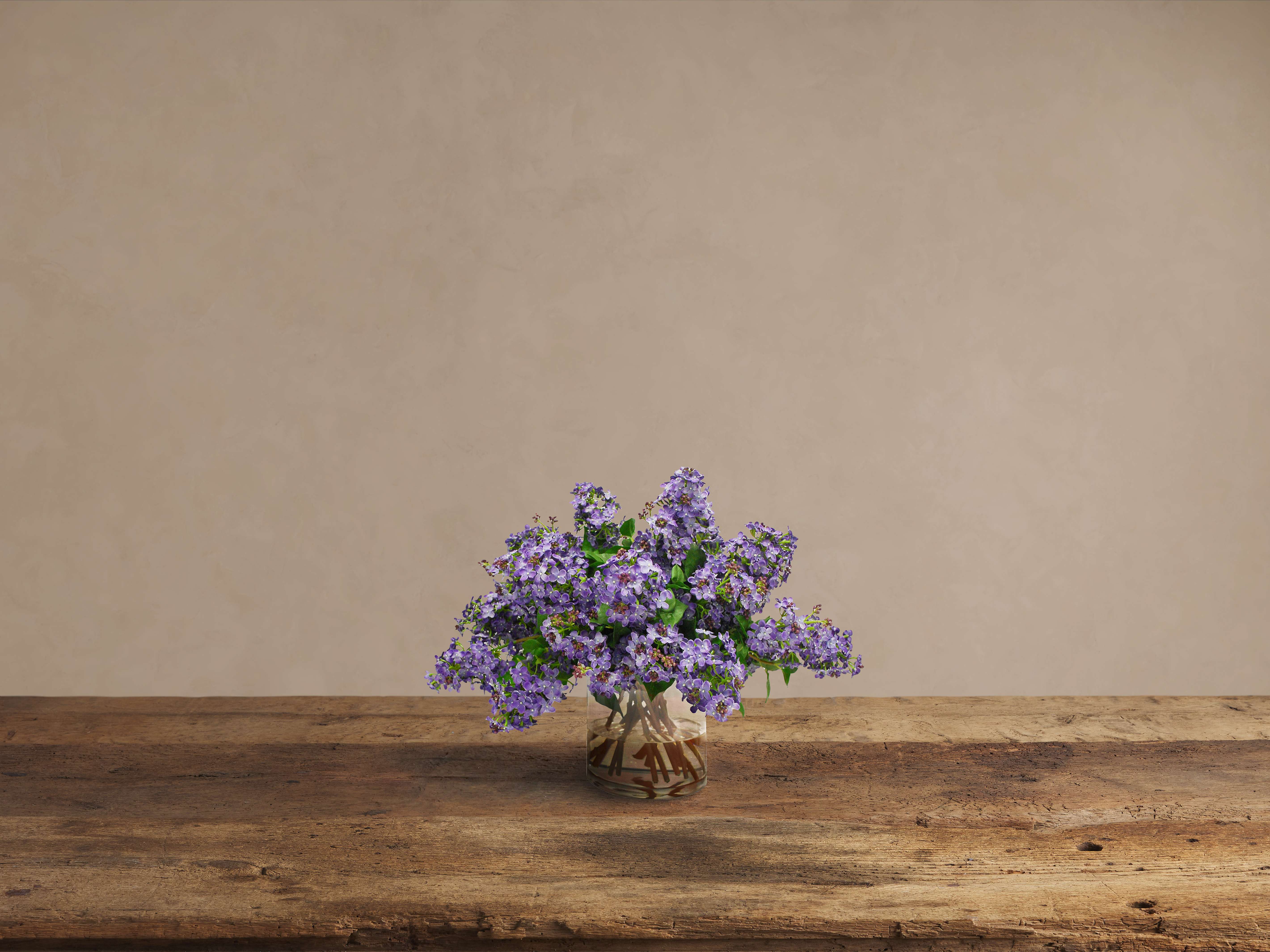 Faux Lilac in Cylinder
