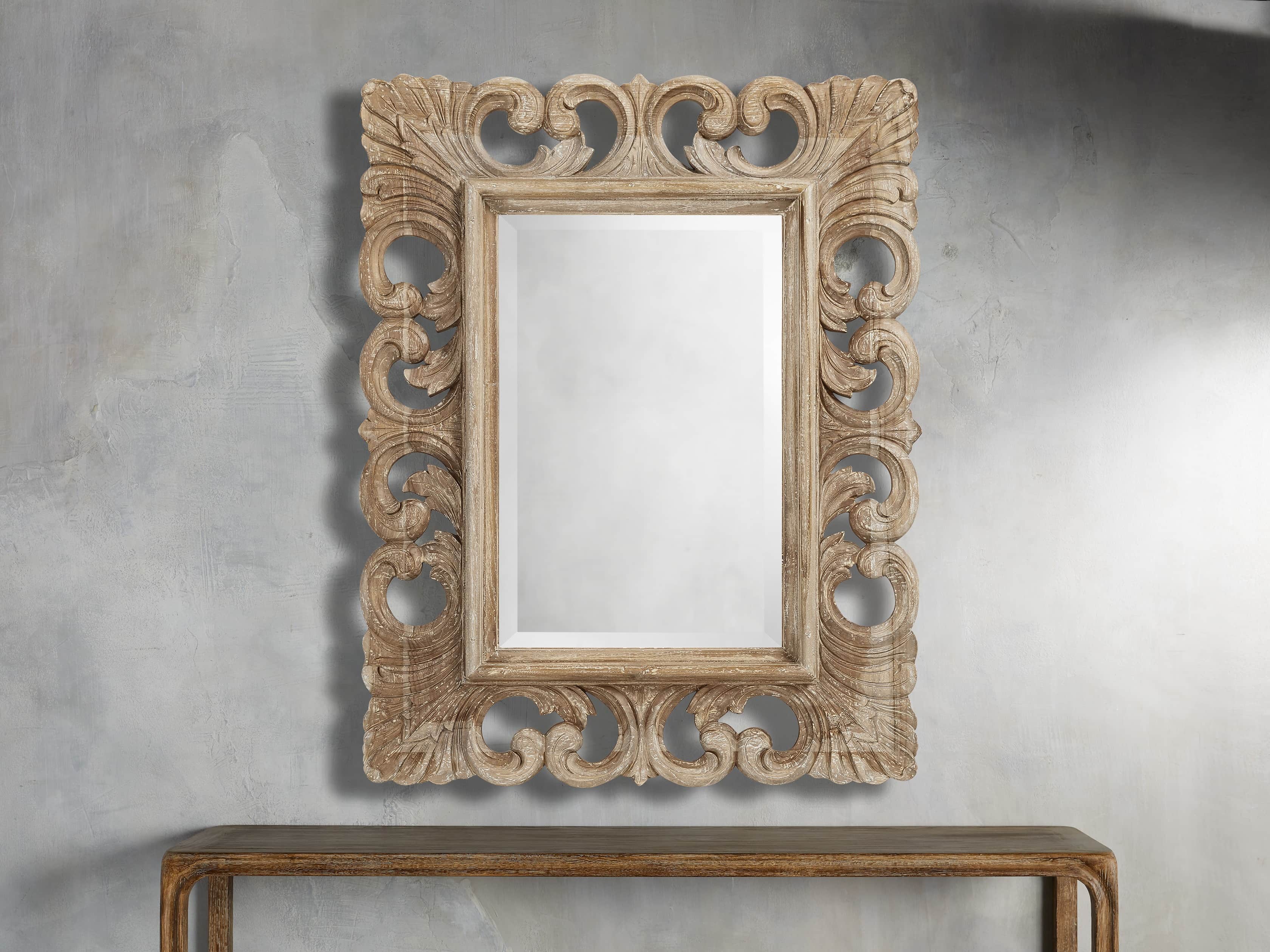 Porter Wall Mirror in Rustic