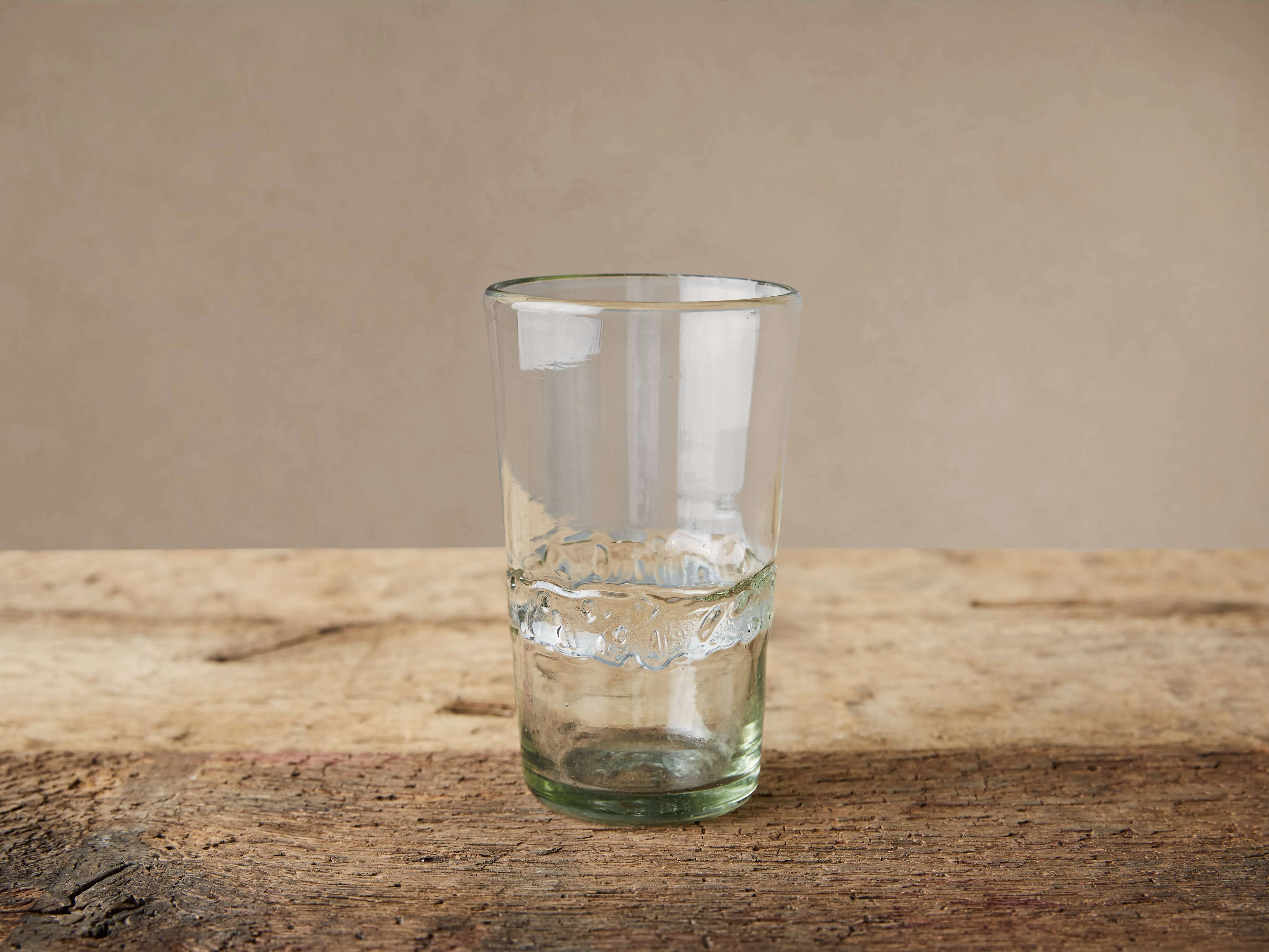 Ribbon Clear Highball Glasses (Set of 4)
