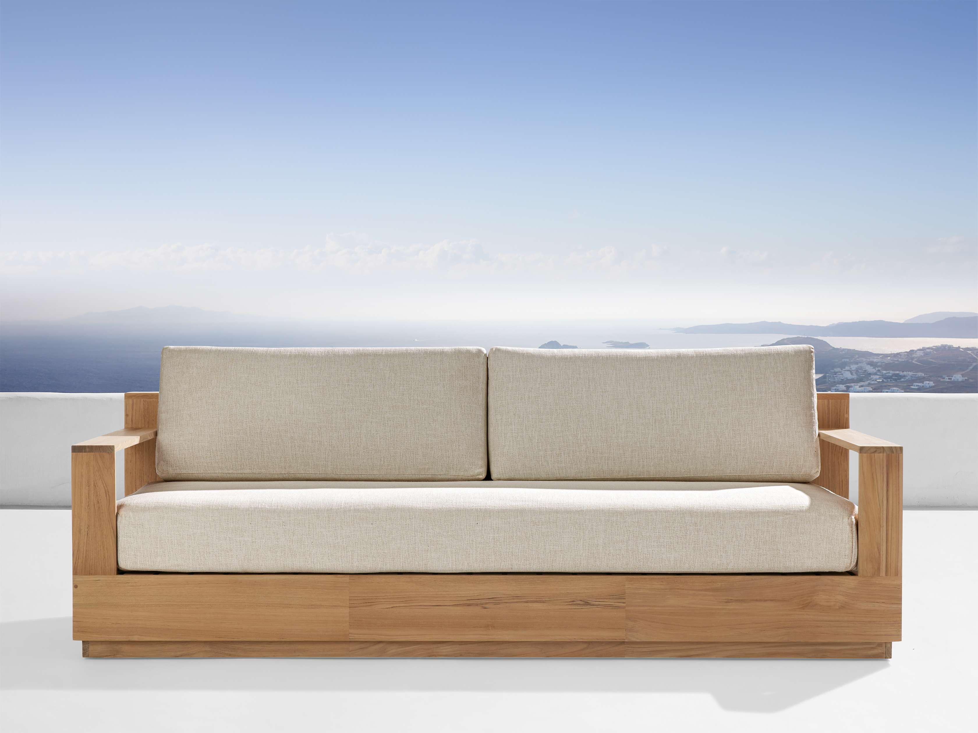 Bal Harbour Outdoor Teak Sofa