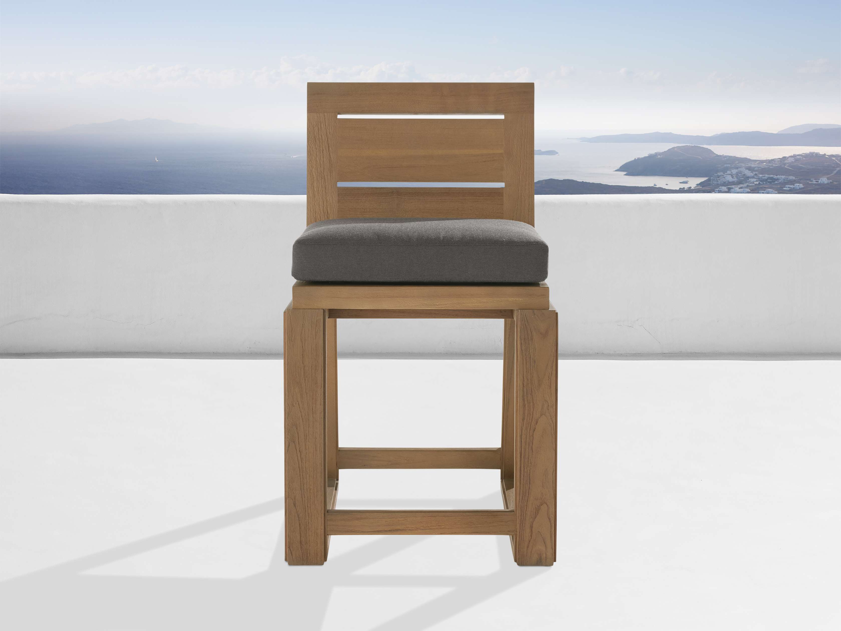 Canyon Outdoor Teak Counter Stool
