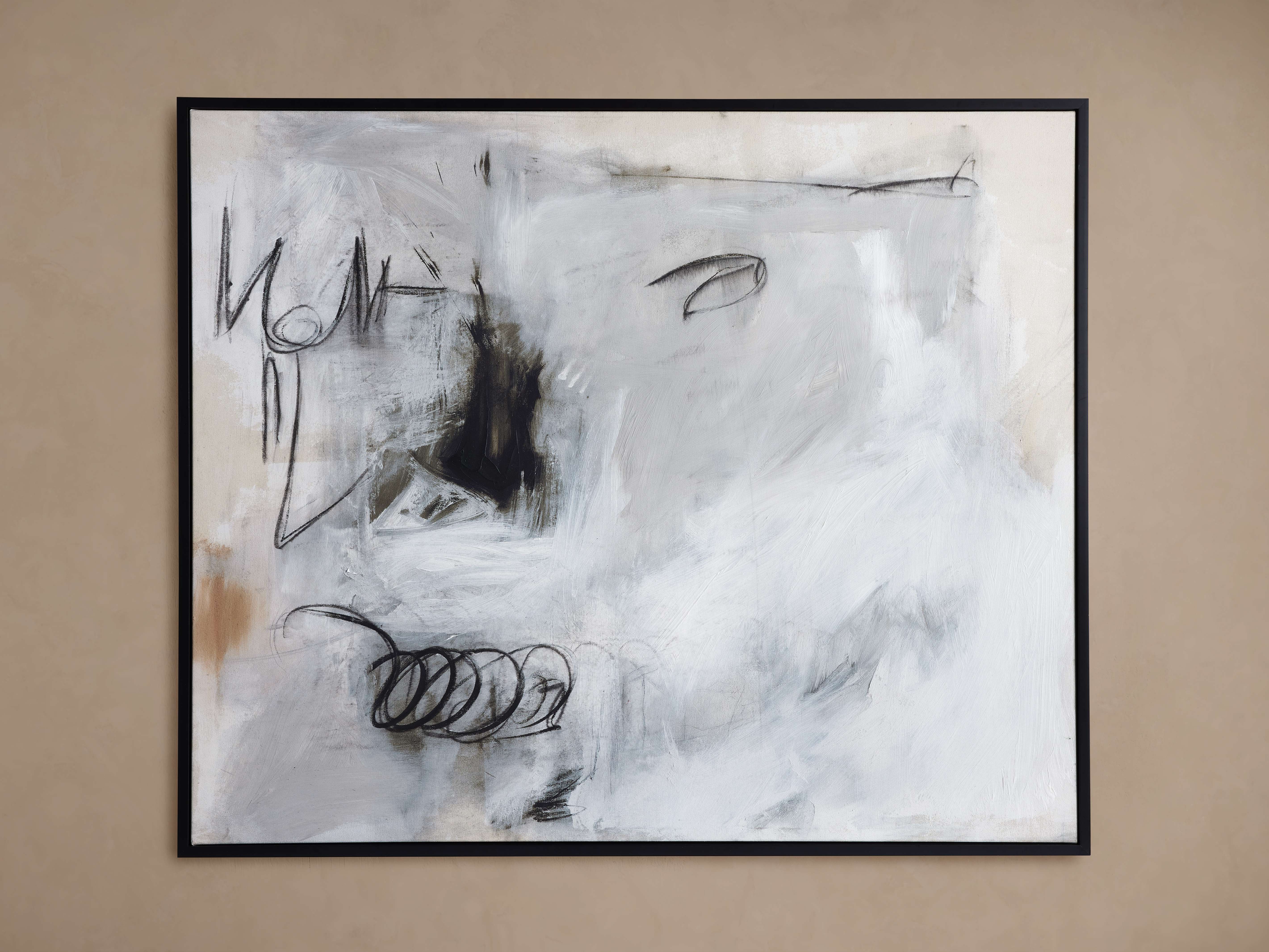 Neutral Markings Framed Print