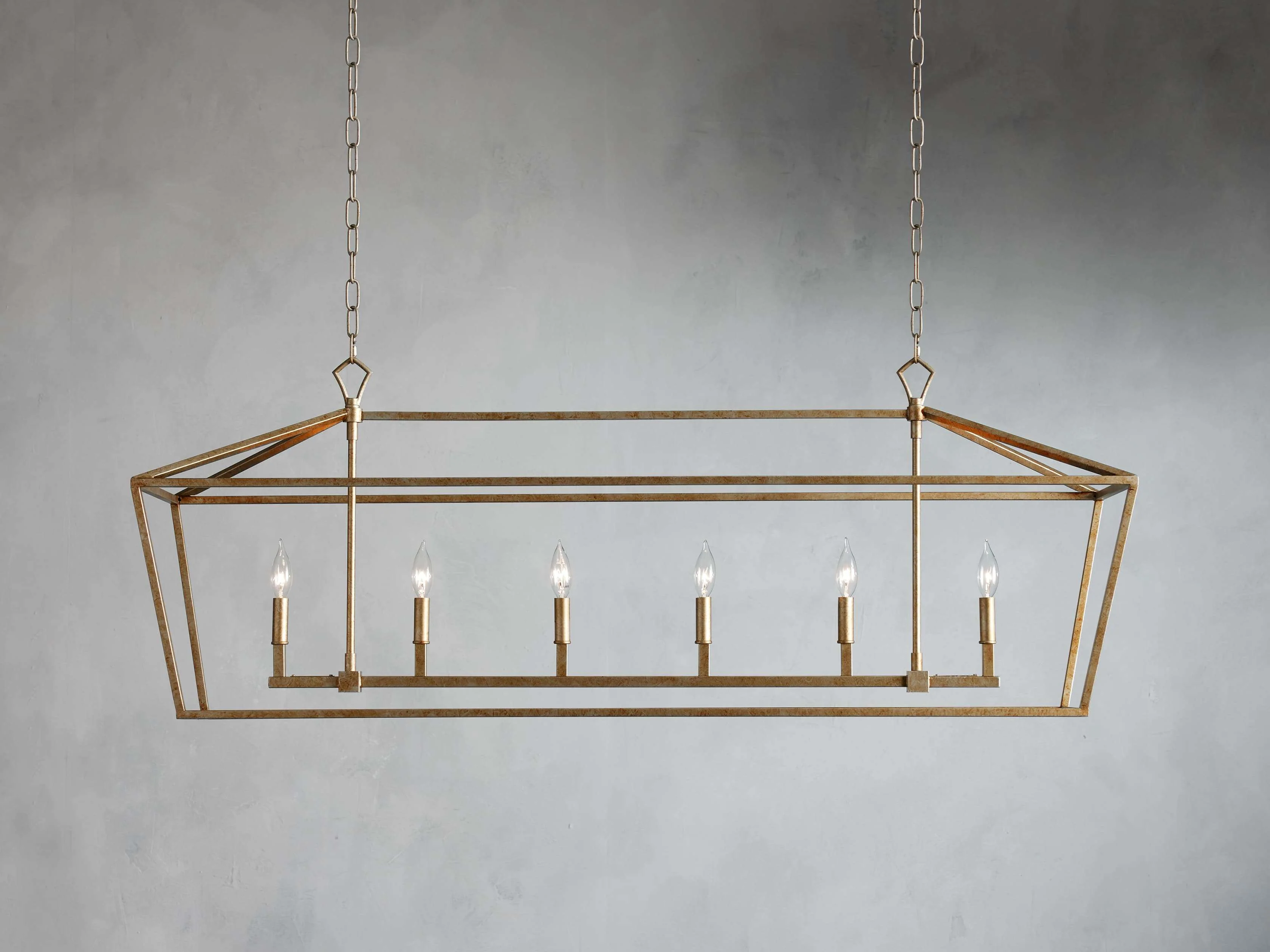 Garnet Rectangular Chandelier