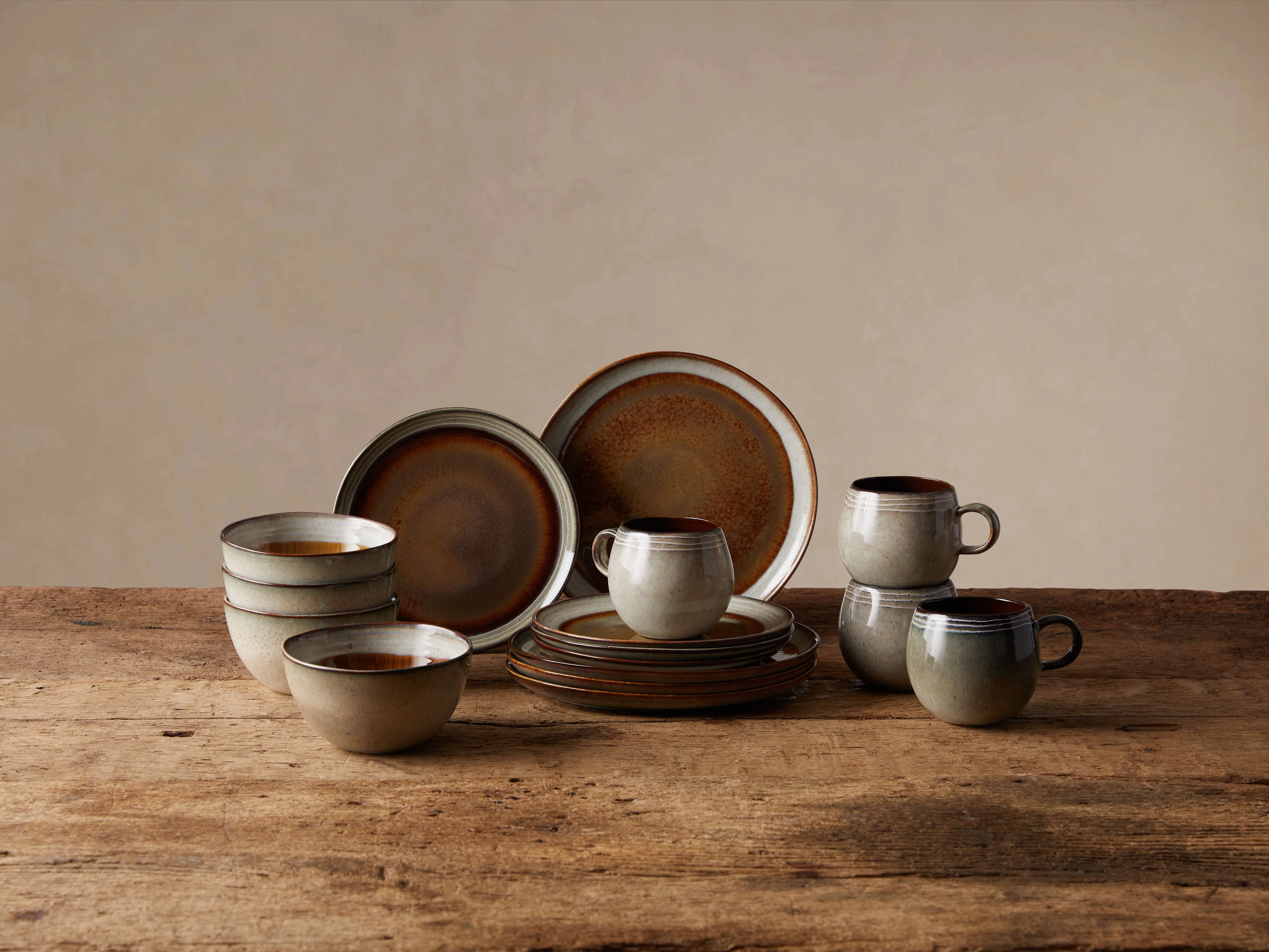 Canyon 16 Piece Set with Cereal Bowls