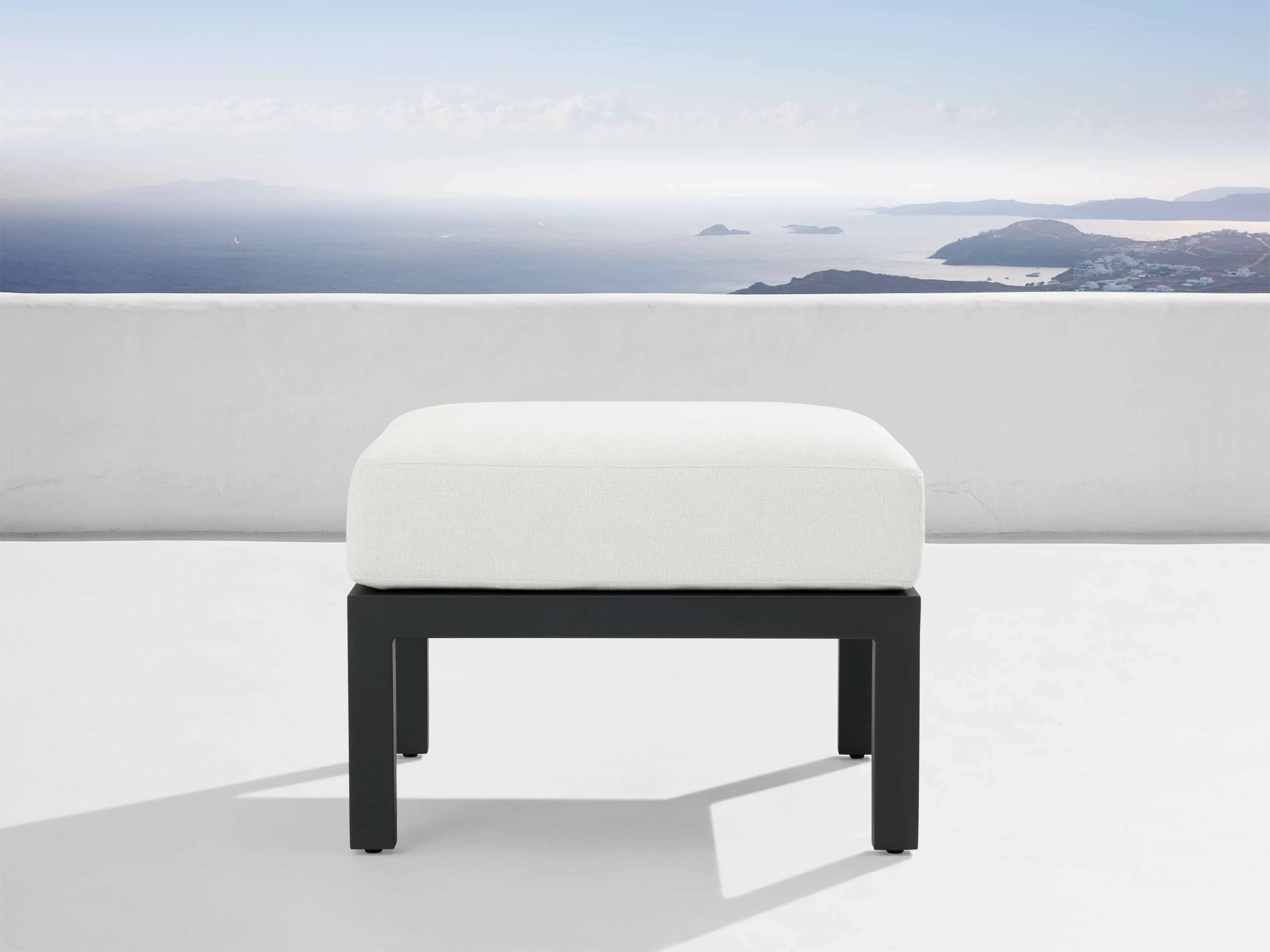 Montego Outdoor Aluminum Ottoman