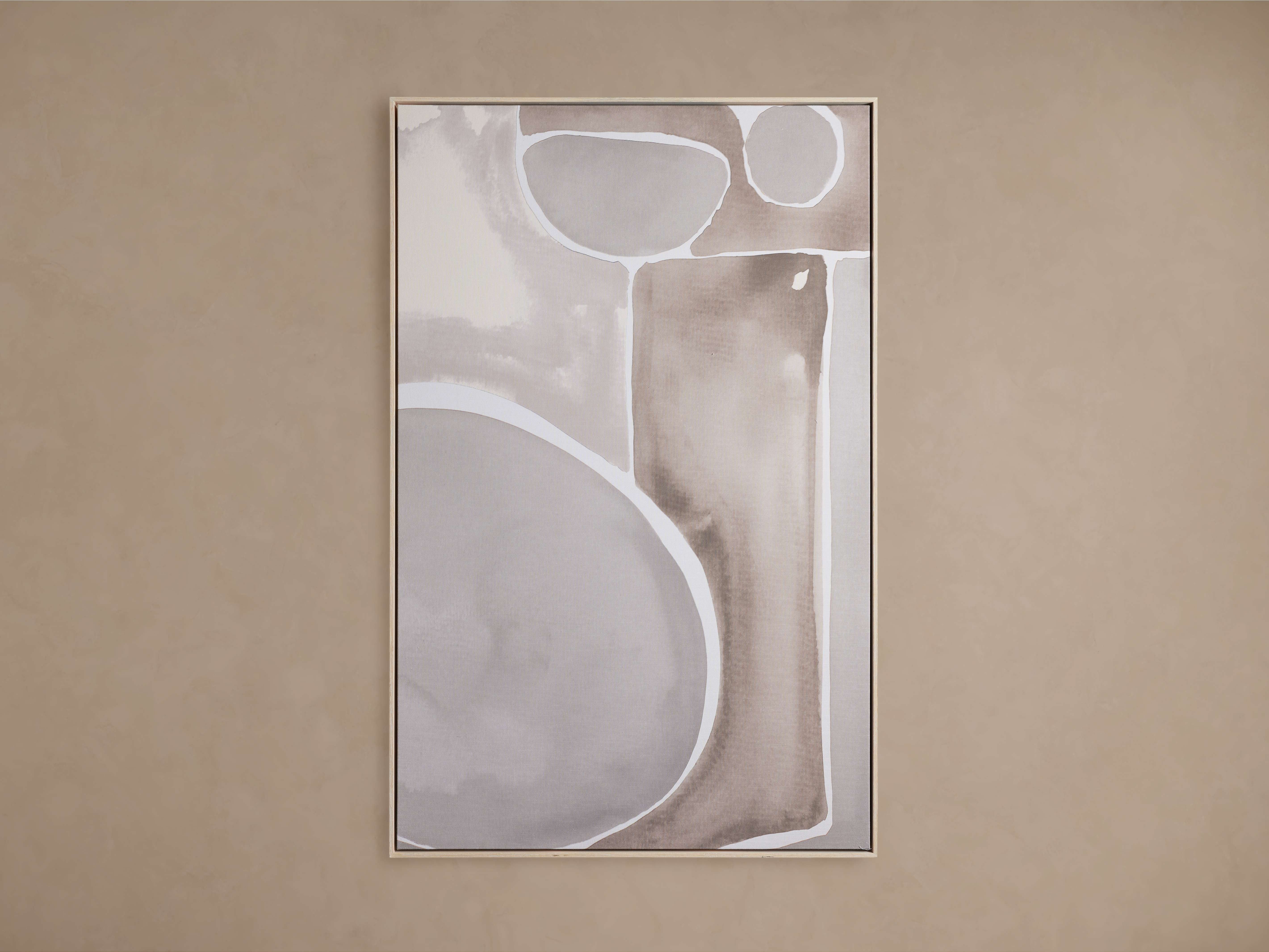 Sand Column Framed Print