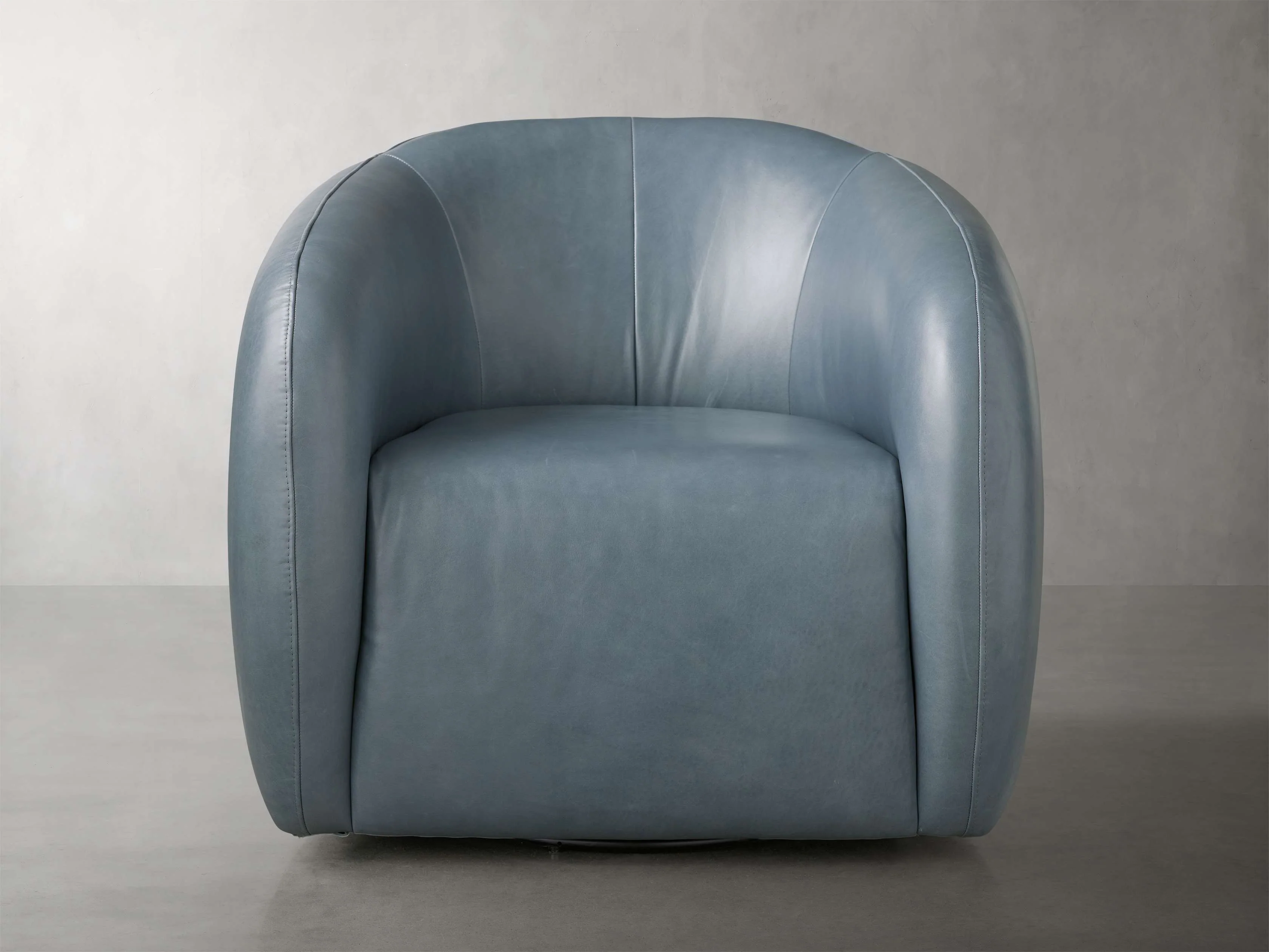 Fresno Leather Swivel Chair