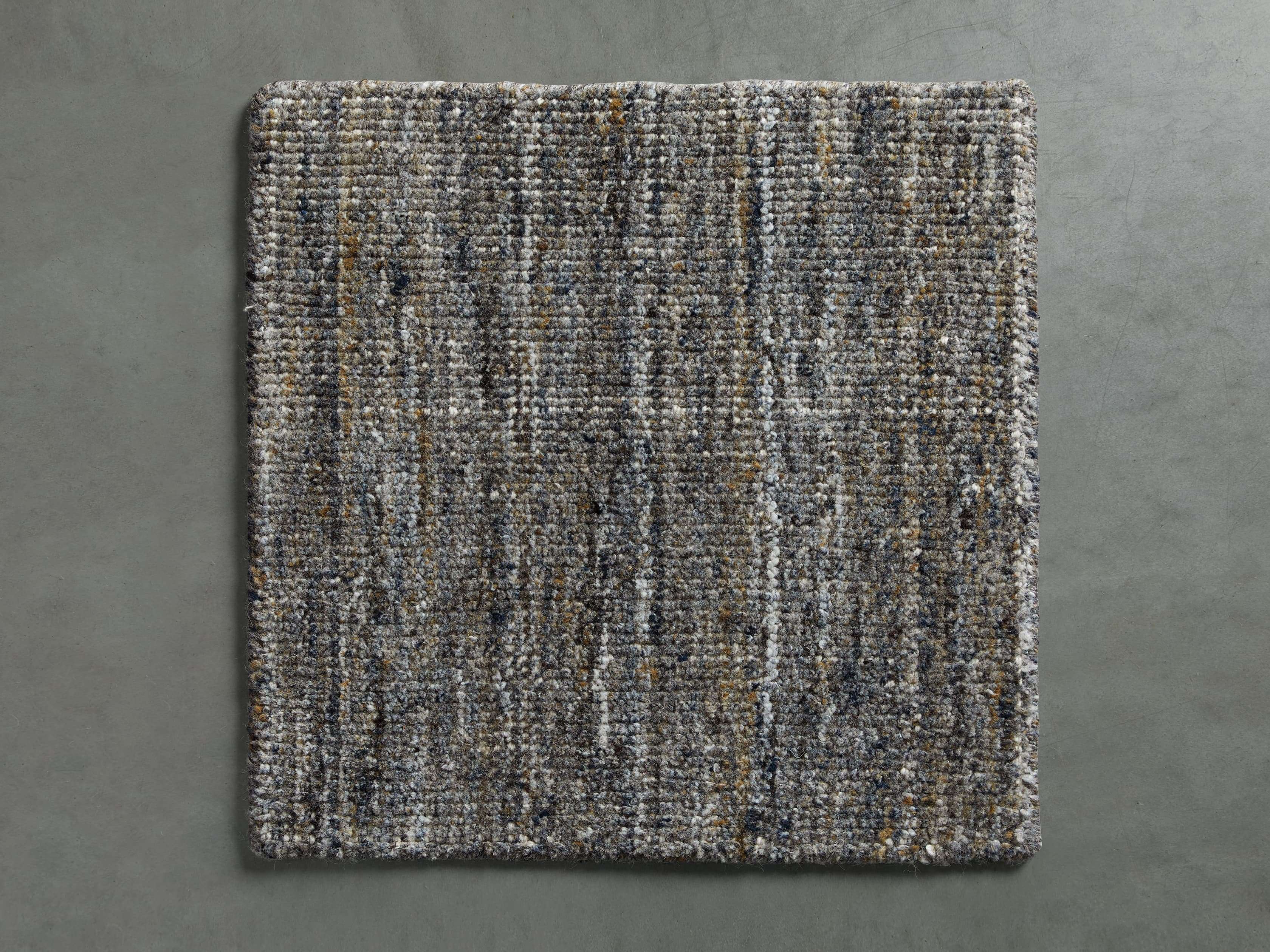 Lassen Handwoven Rug Swatch in Charcoal