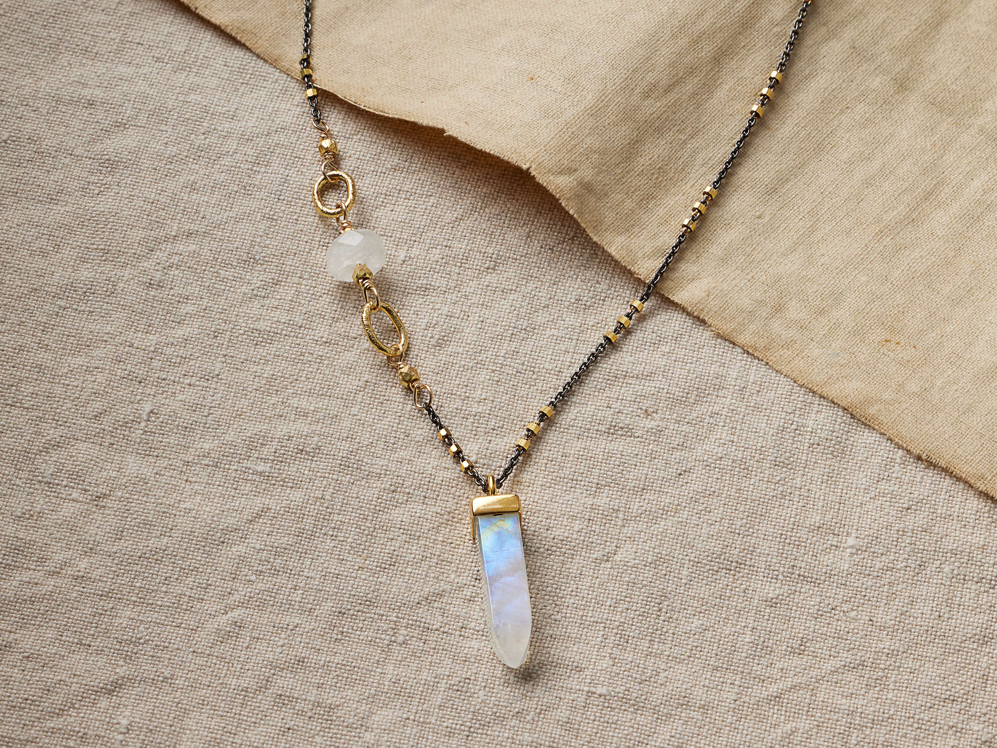 Ayla Moonstone Necklace